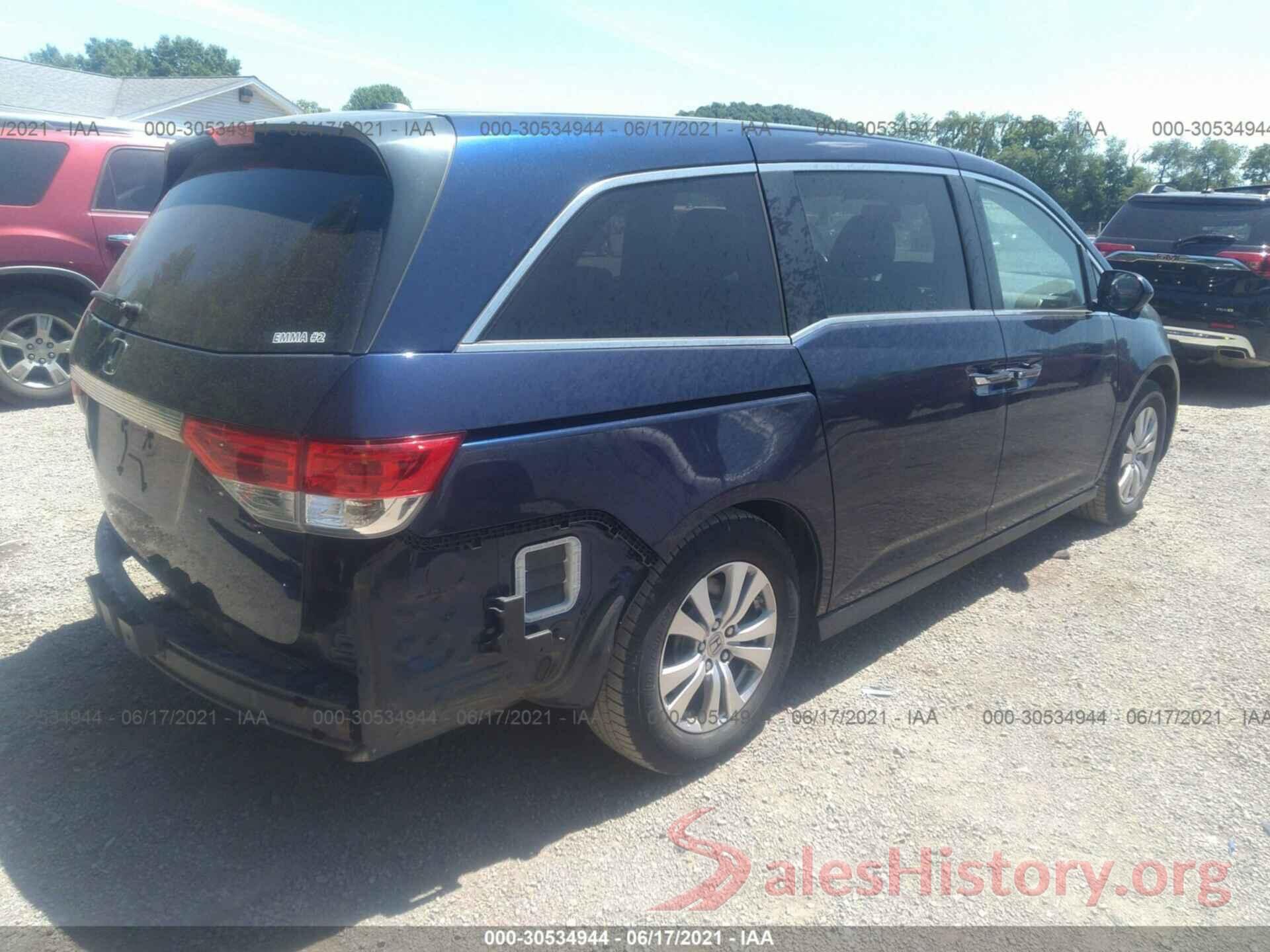 5FNRL5H66GB078962 2016 HONDA ODYSSEY