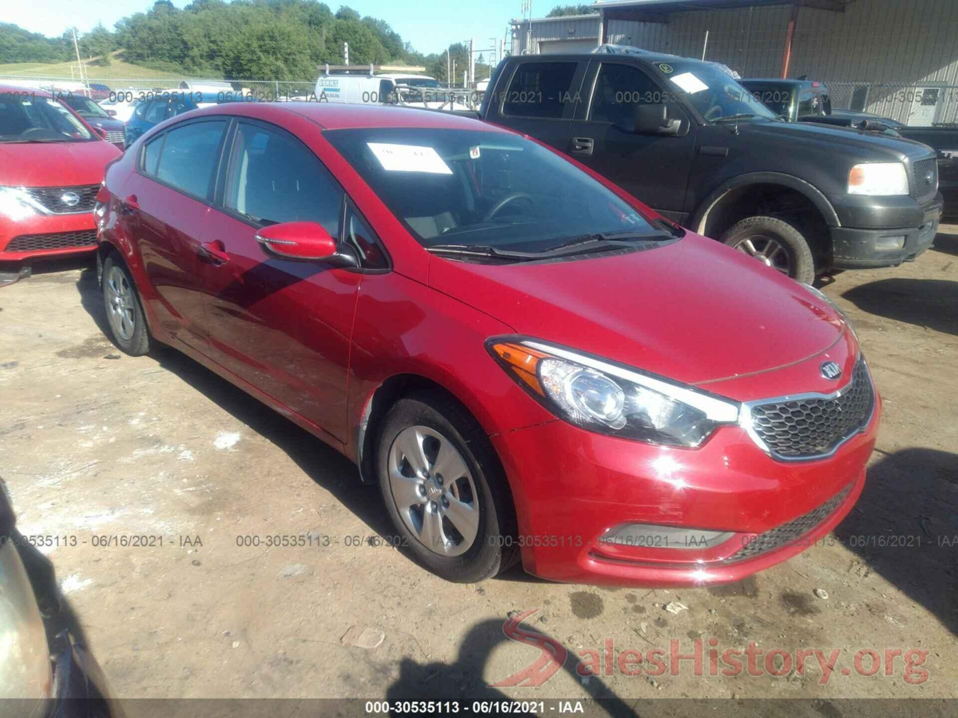 KNAFX4A69G5527075 2016 KIA FORTE