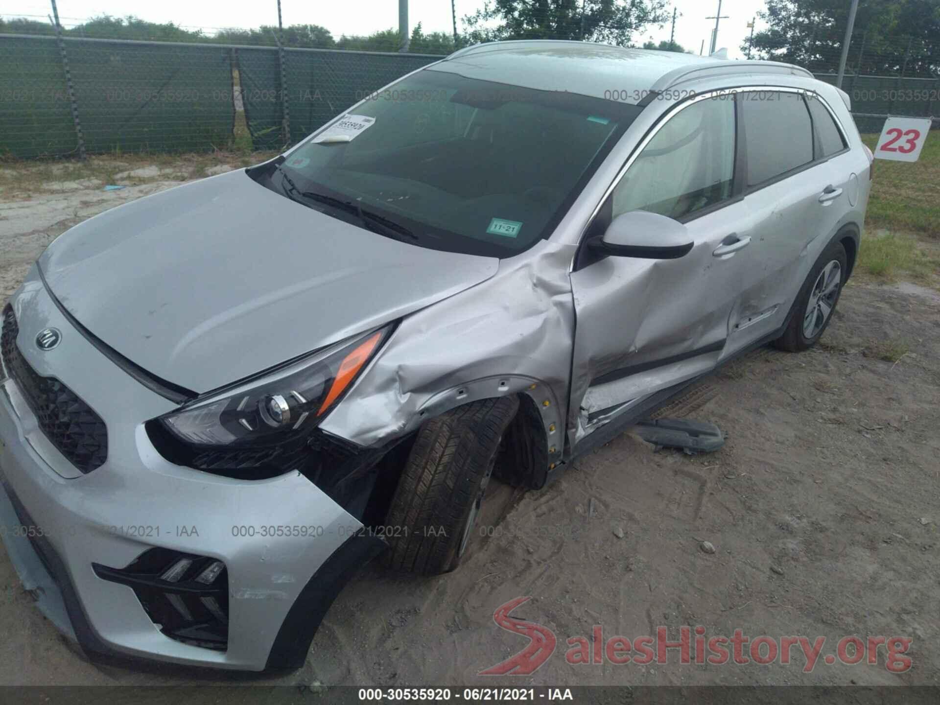 KNDCB3LC3L5395538 2020 KIA NIRO