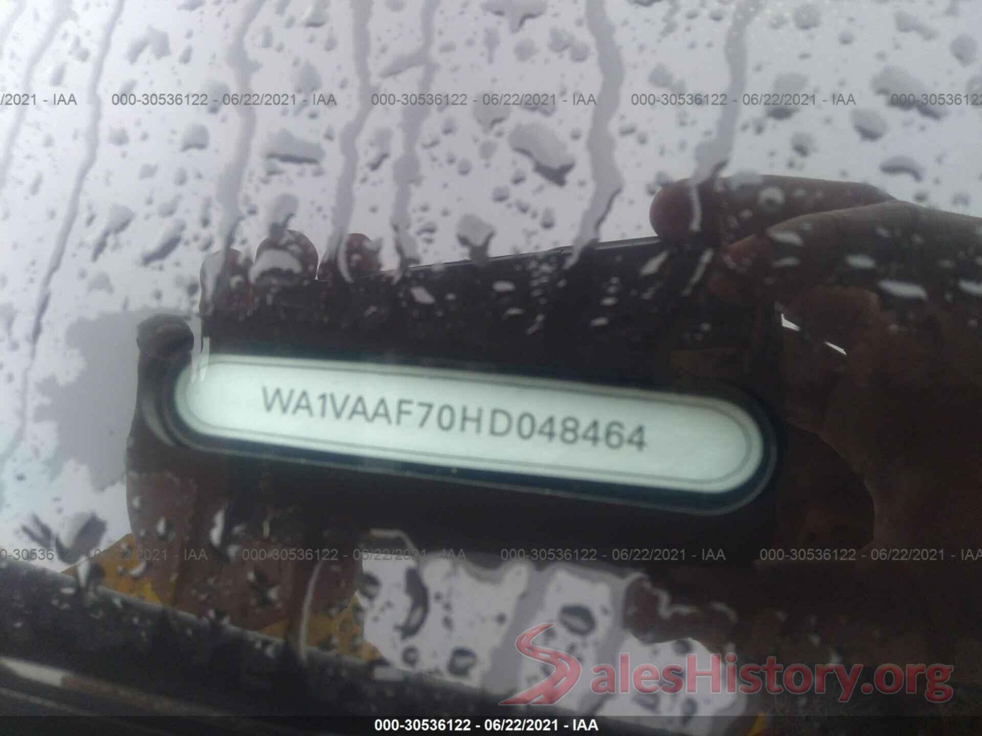 WA1VAAF70HD048464 2017 AUDI Q7