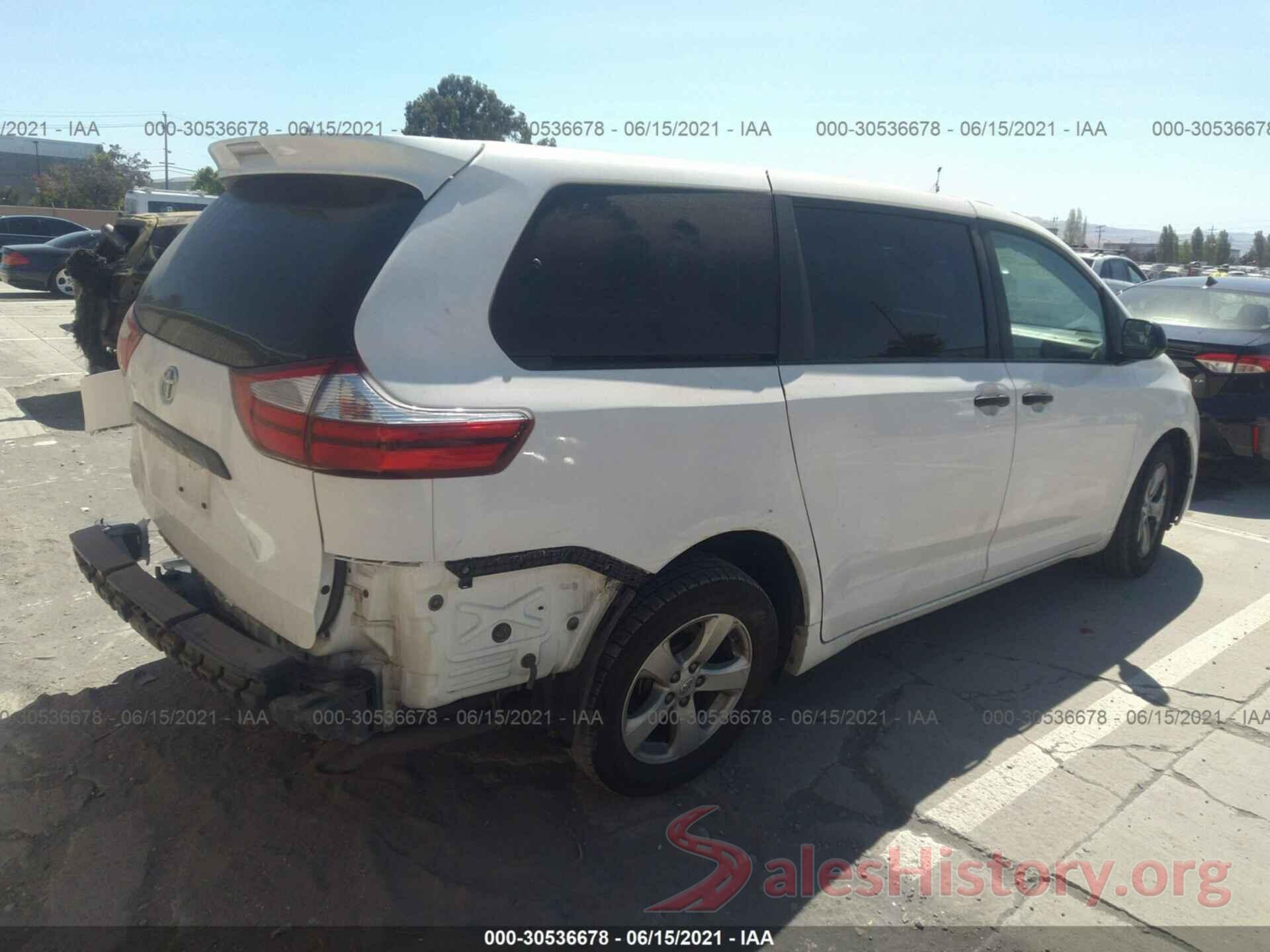 5TDZK3DC9GS709864 2016 TOYOTA SIENNA