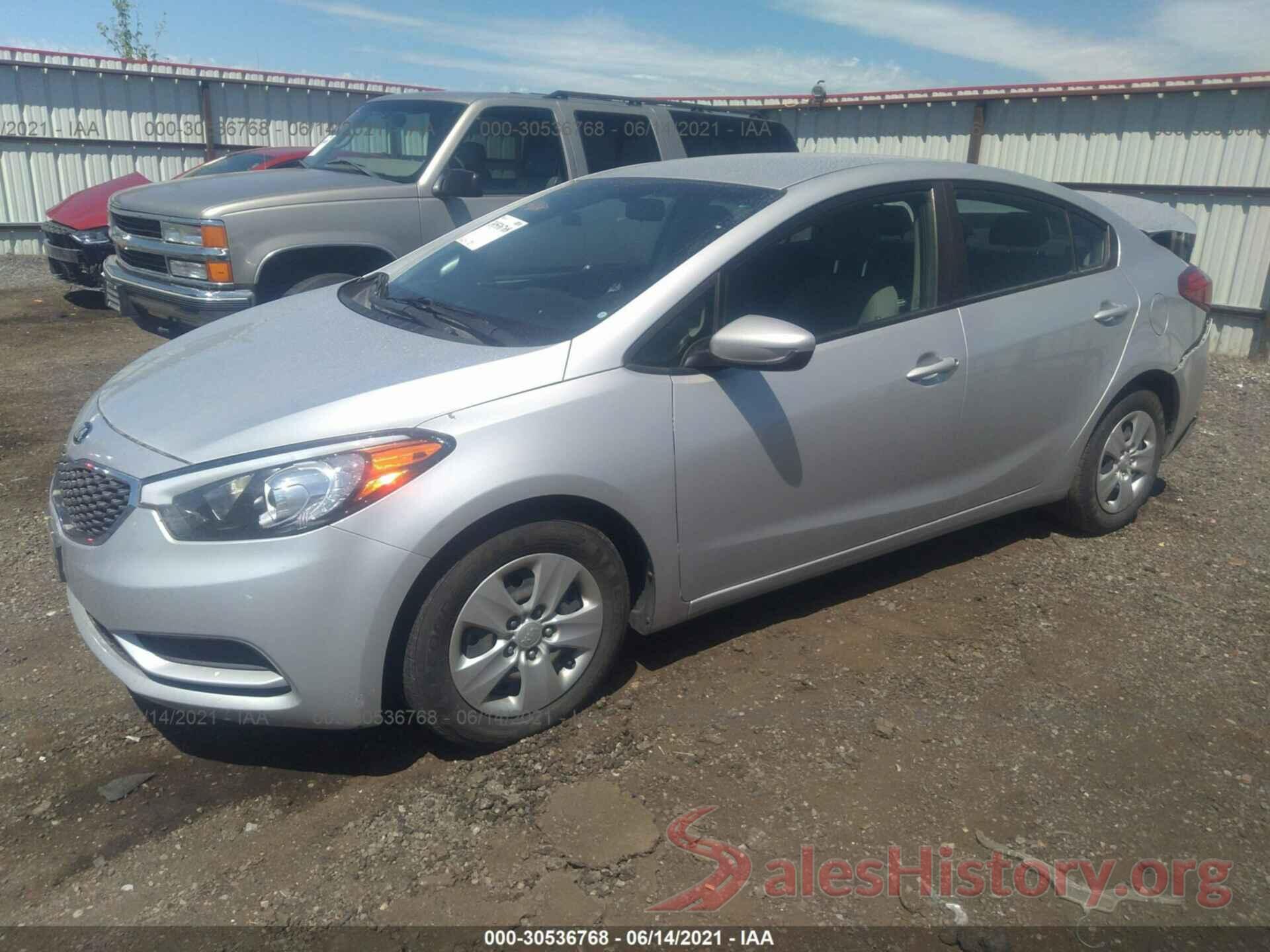 KNAFK4A67G5496746 2016 KIA FORTE