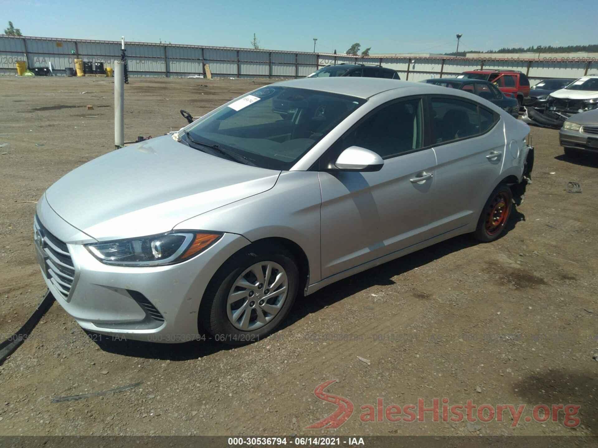 KMHD74LFXHU092206 2017 HYUNDAI ELANTRA