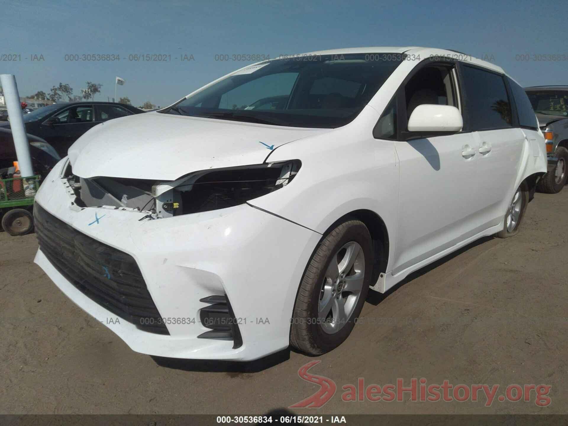 5TDKZ3DC2LS085977 2020 TOYOTA SIENNA