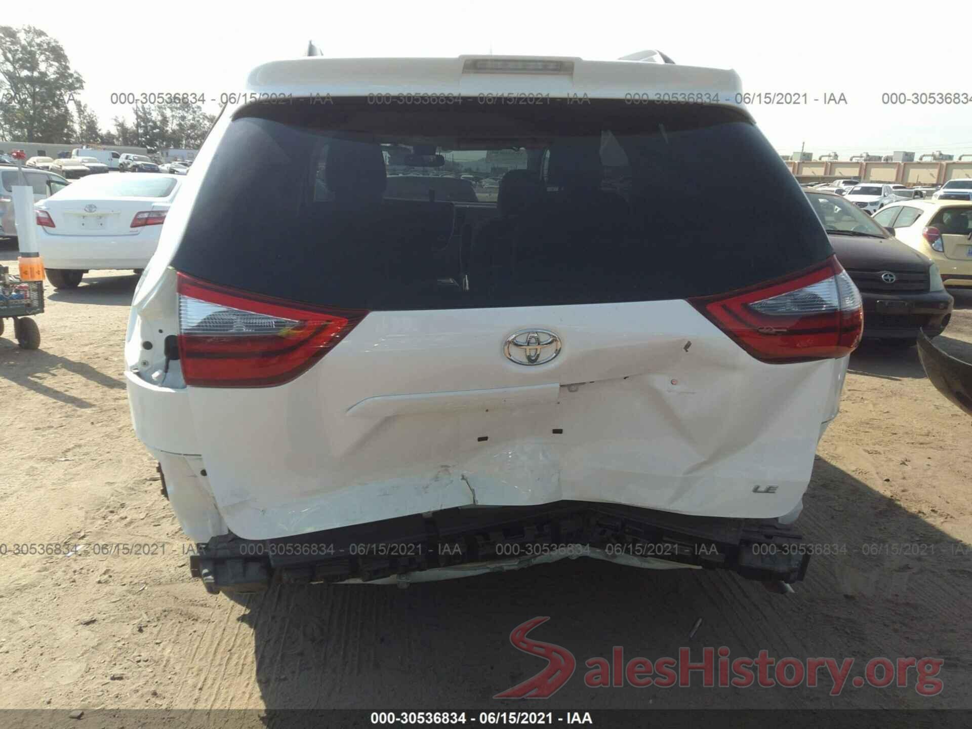 5TDKZ3DC2LS085977 2020 TOYOTA SIENNA