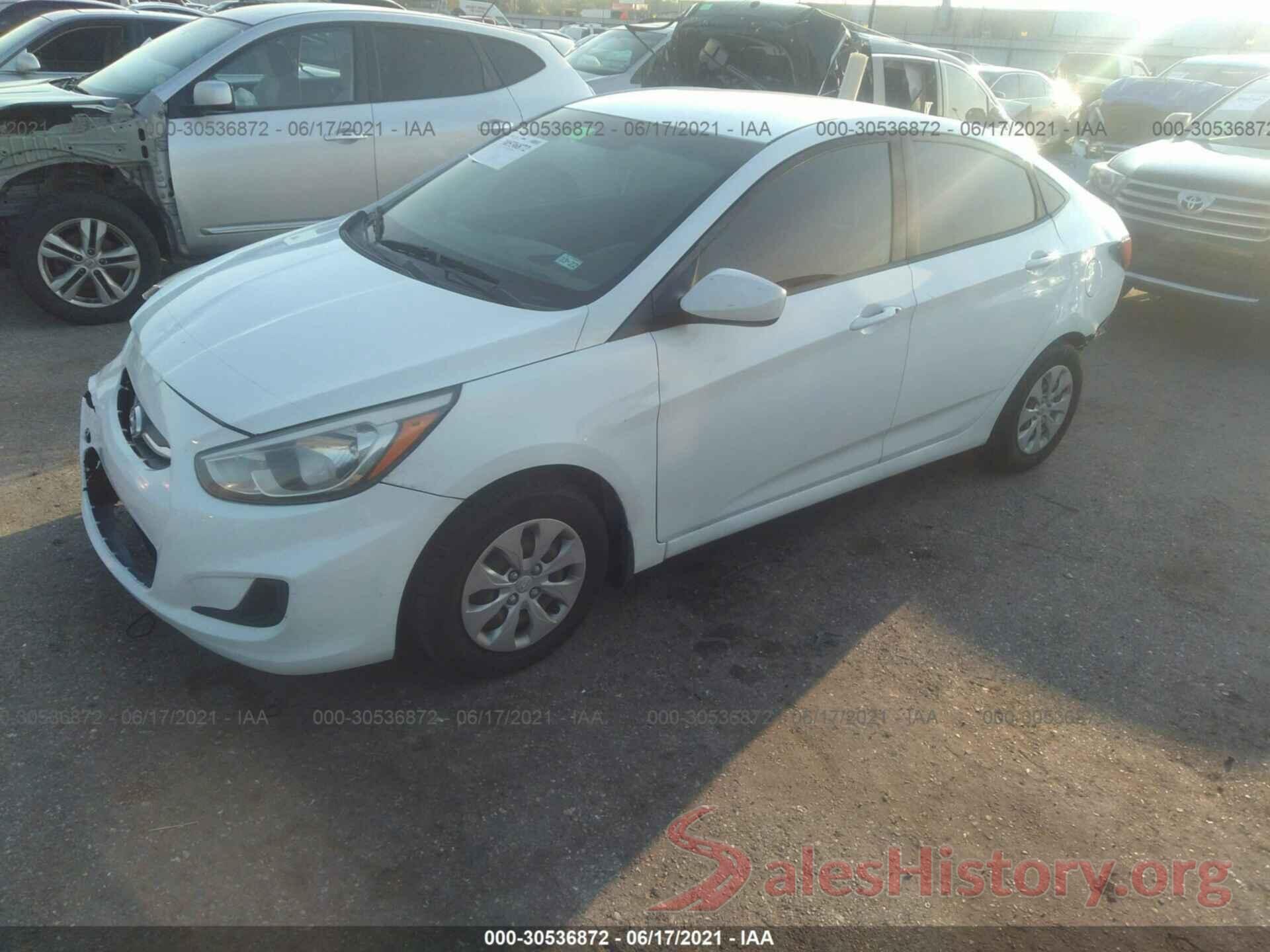 KMHCT4AE7GU159859 2016 HYUNDAI ACCENT