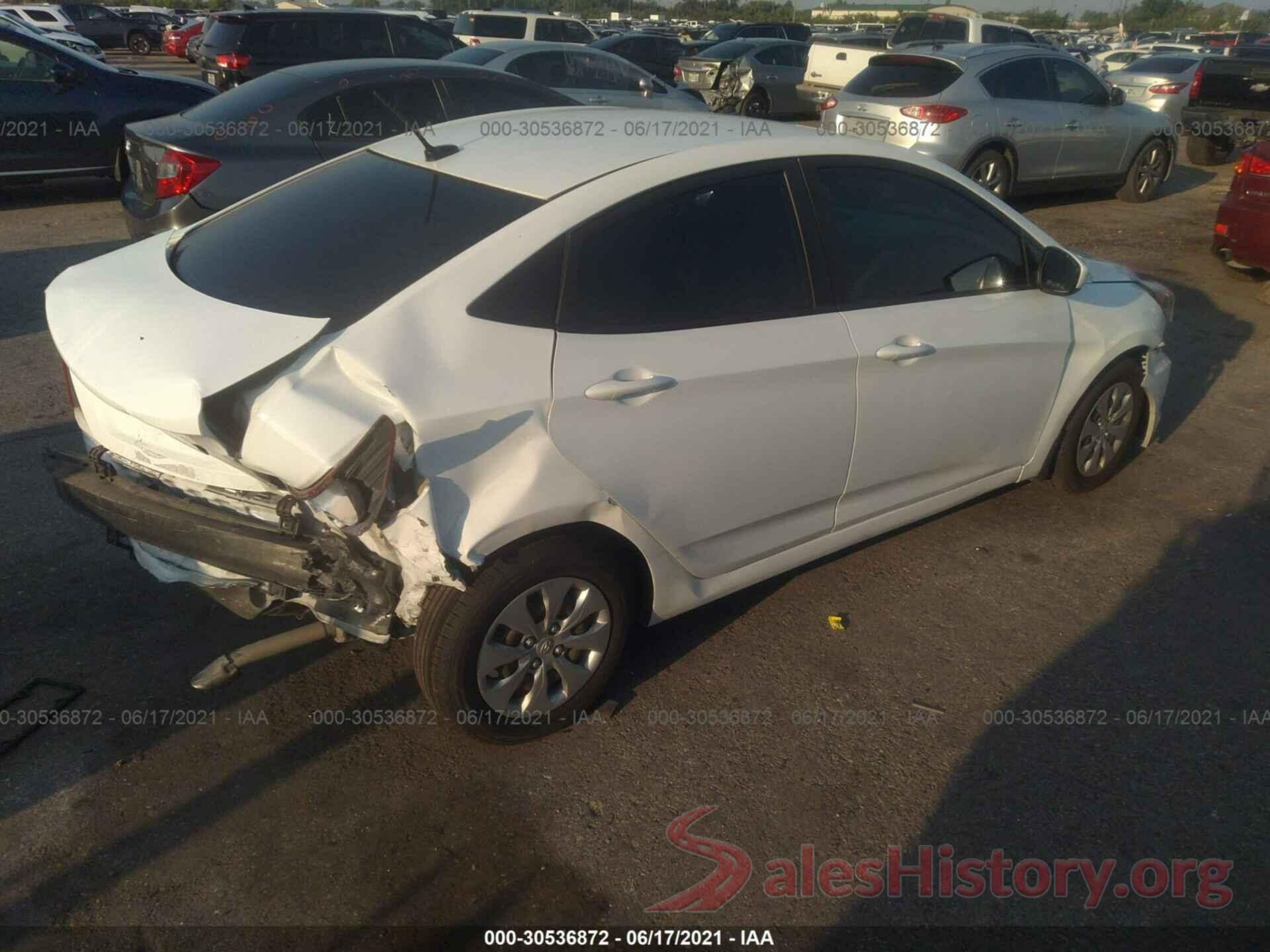 KMHCT4AE7GU159859 2016 HYUNDAI ACCENT