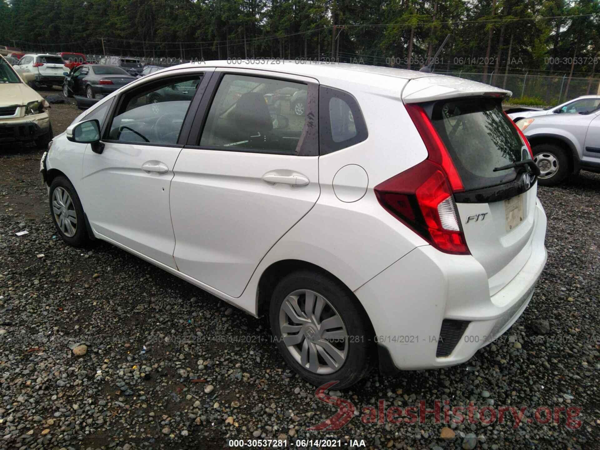 JHMGK5H5XGX011903 2016 HONDA FIT