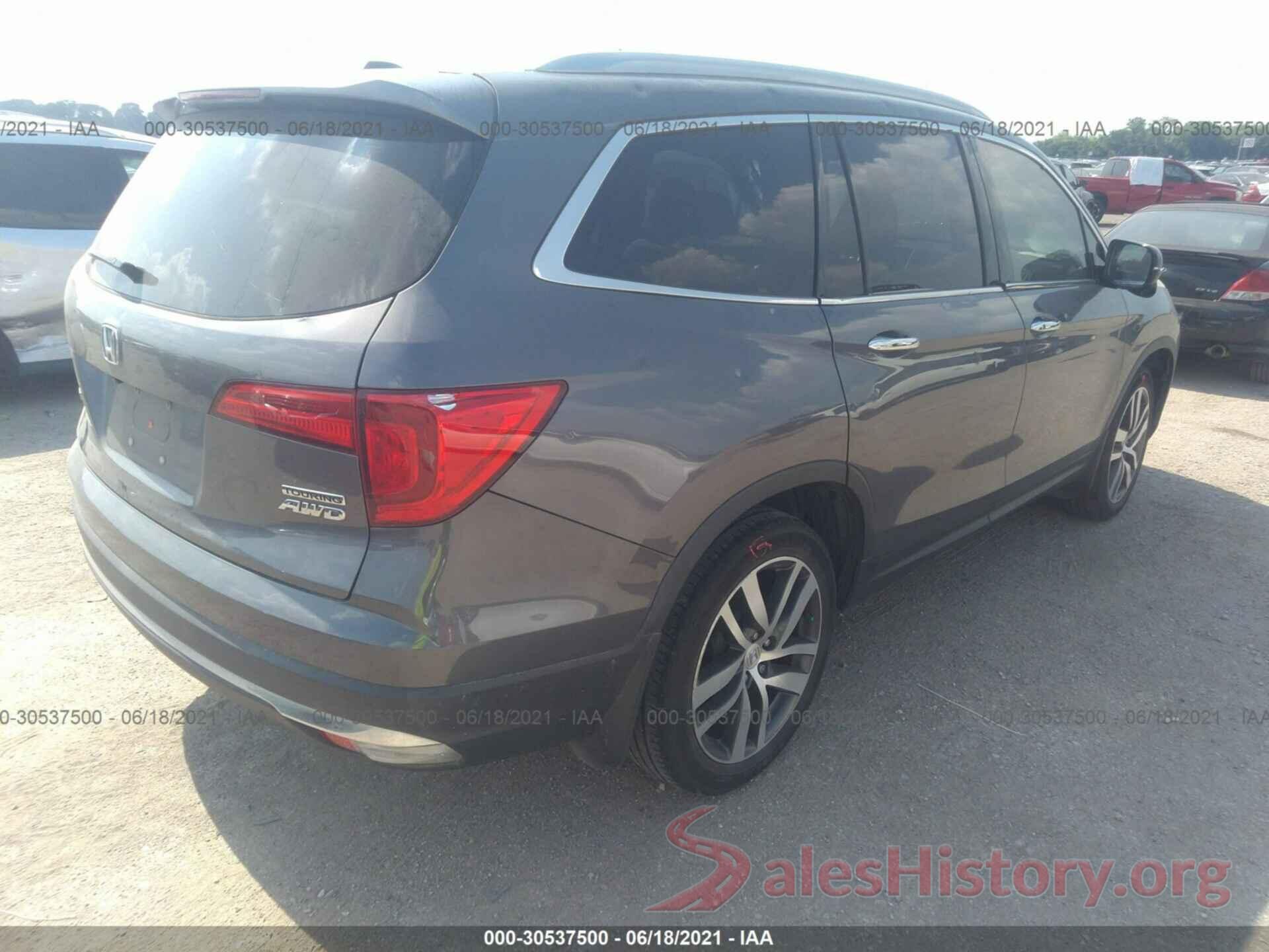 5FNYF6H99JB010066 2018 HONDA PILOT