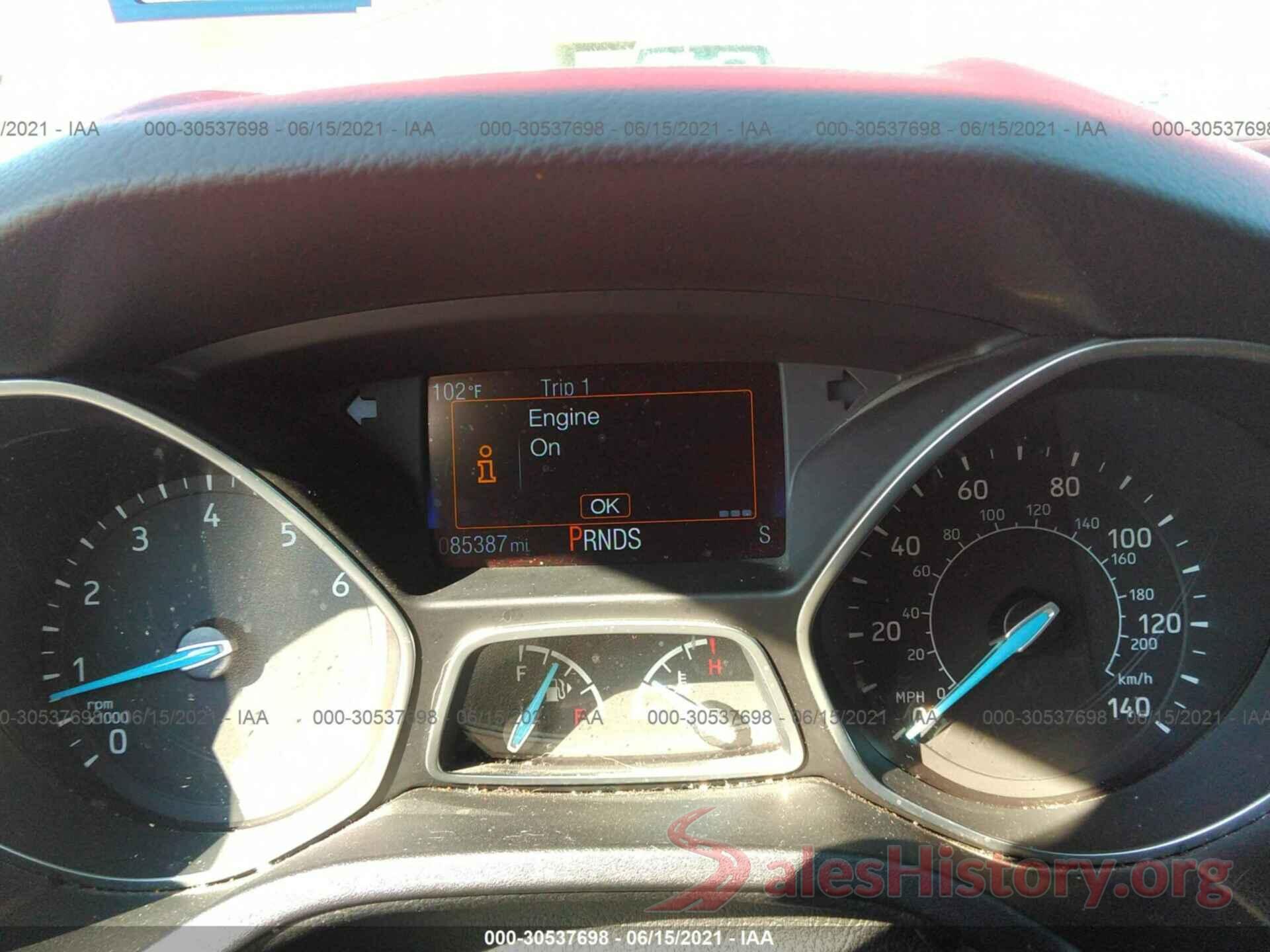 1FADP3F20GL378857 2016 FORD FOCUS