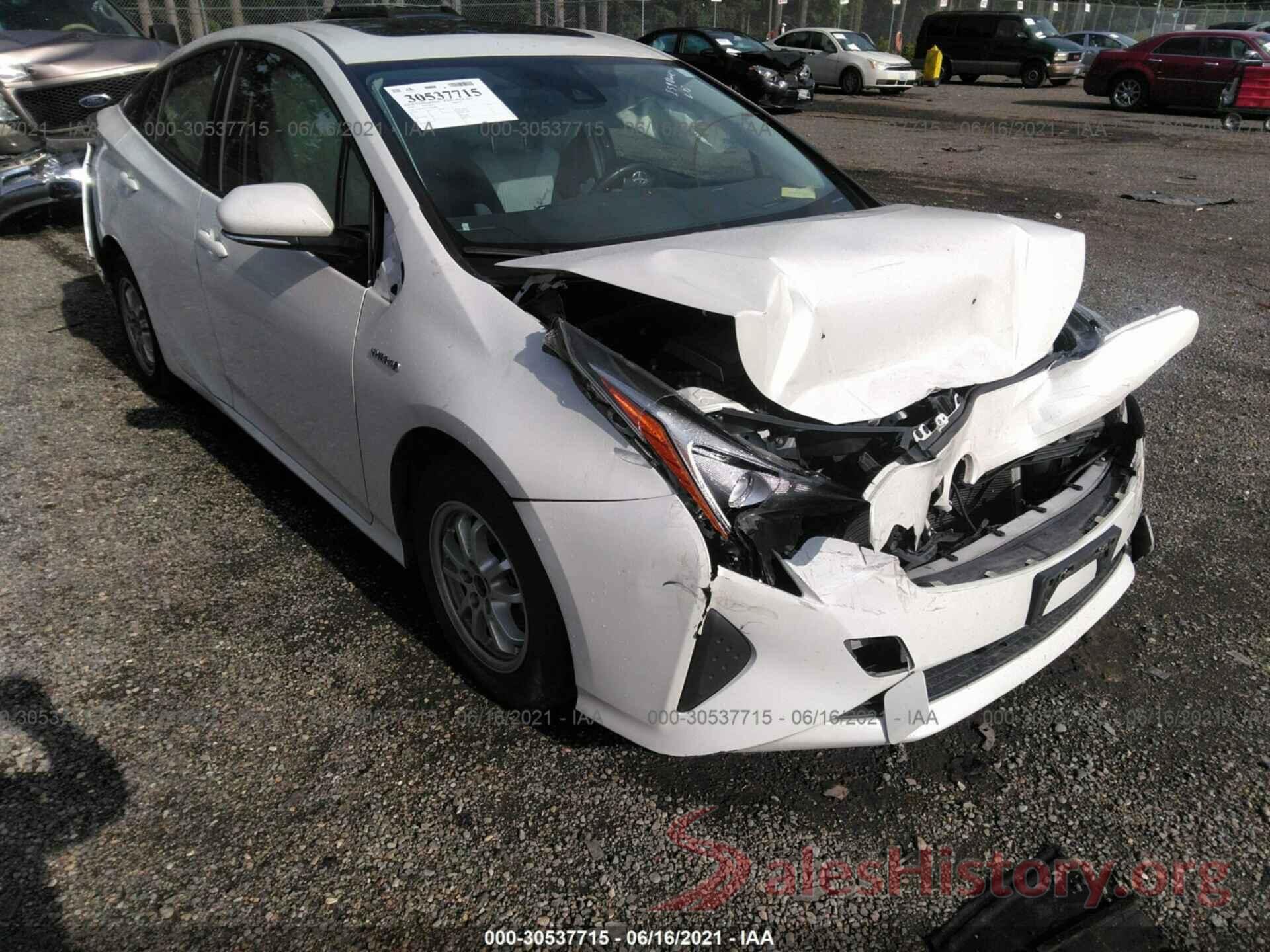 JTDKARFU1G3004068 2016 TOYOTA PRIUS