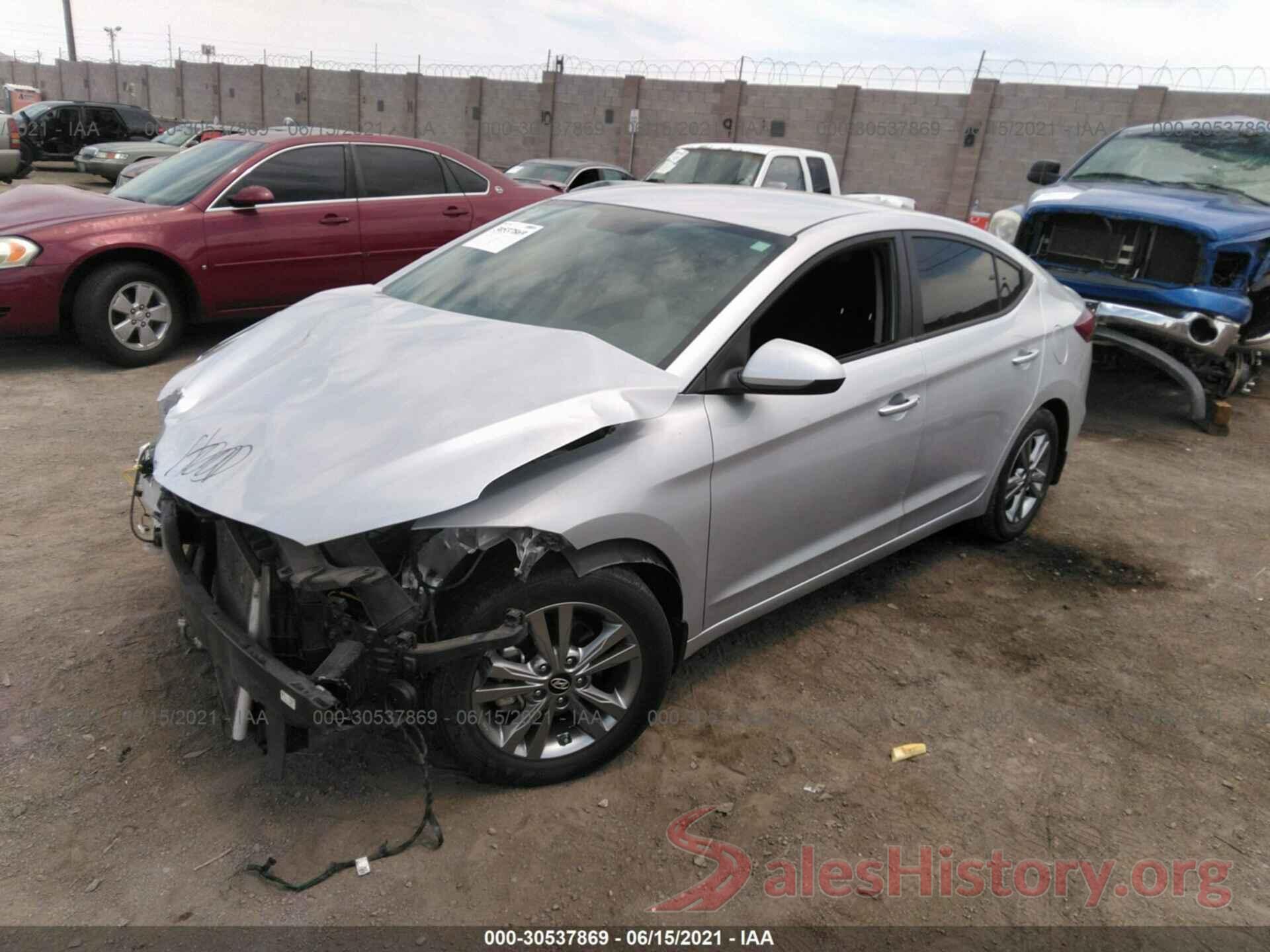 KMHD84LF0JU612836 2018 HYUNDAI ELANTRA