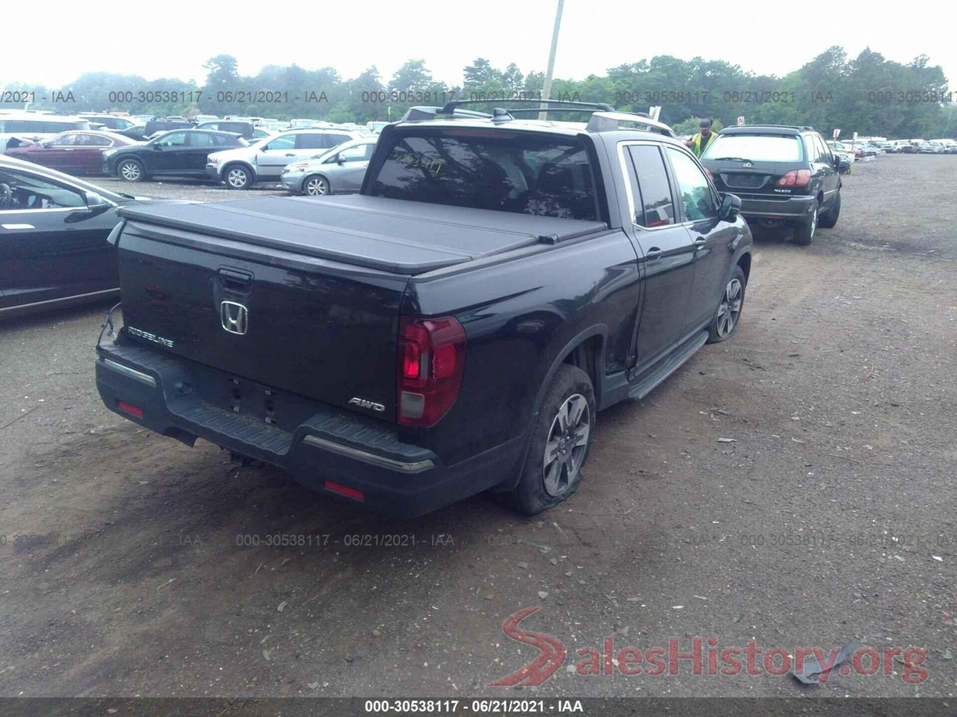 5FPYK3F60HB018772 2017 HONDA RIDGELINE