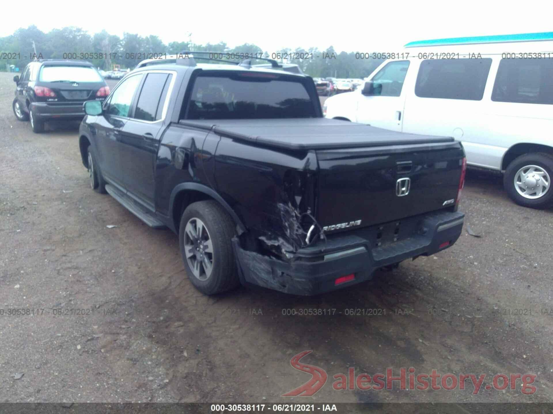 5FPYK3F60HB018772 2017 HONDA RIDGELINE