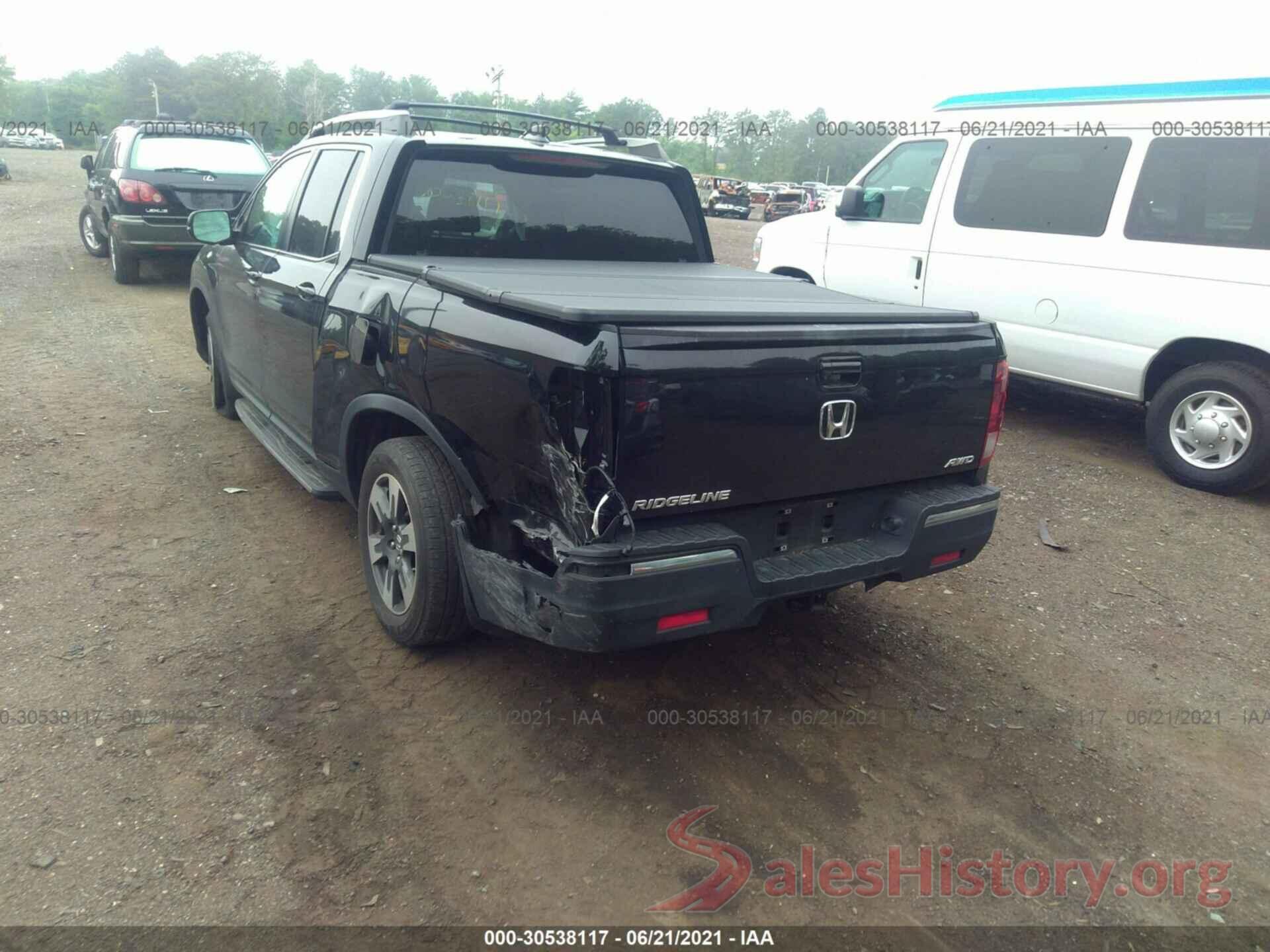 5FPYK3F60HB018772 2017 HONDA RIDGELINE