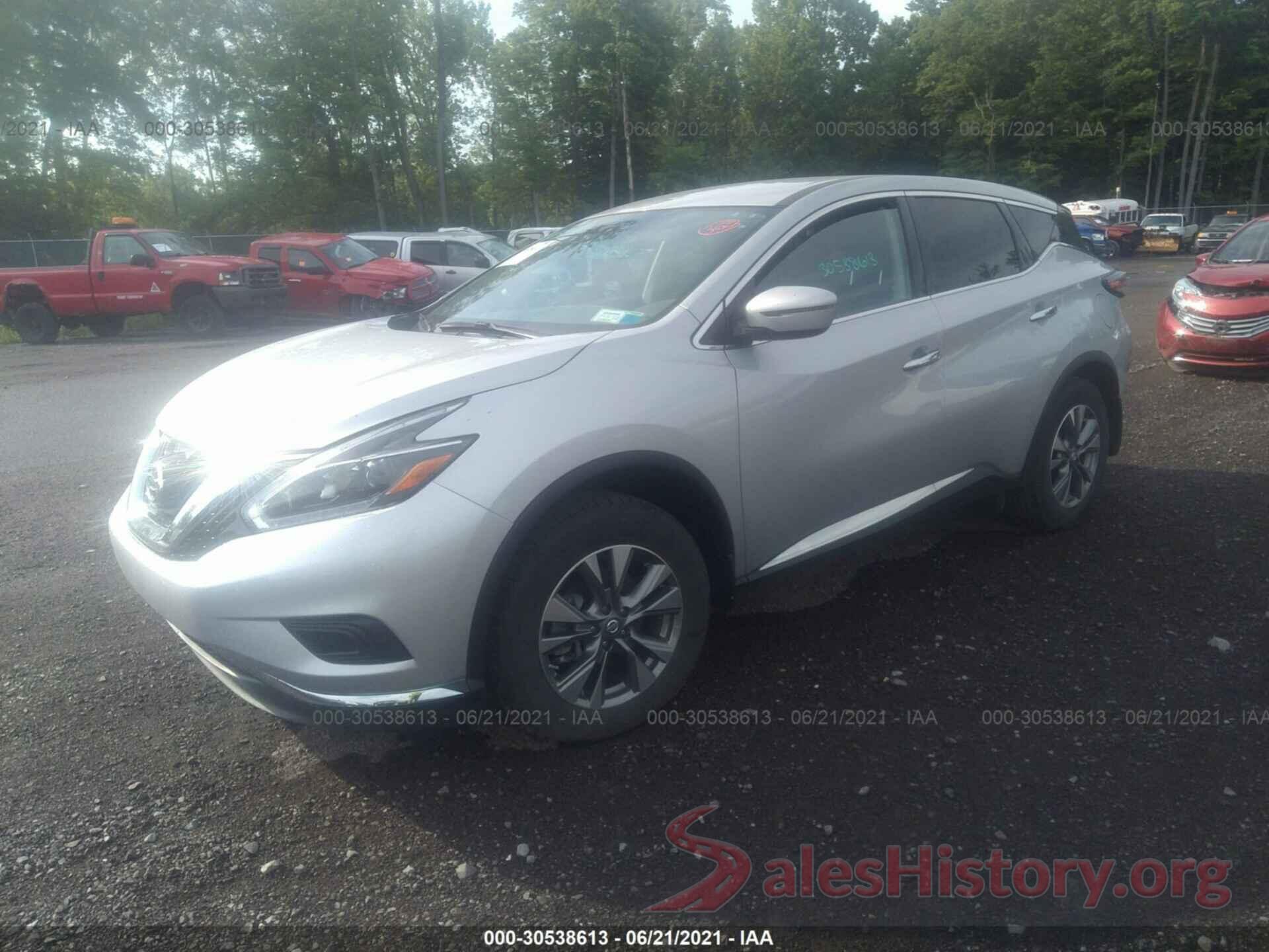 5N1AZ2MHXJN124525 2018 NISSAN MURANO