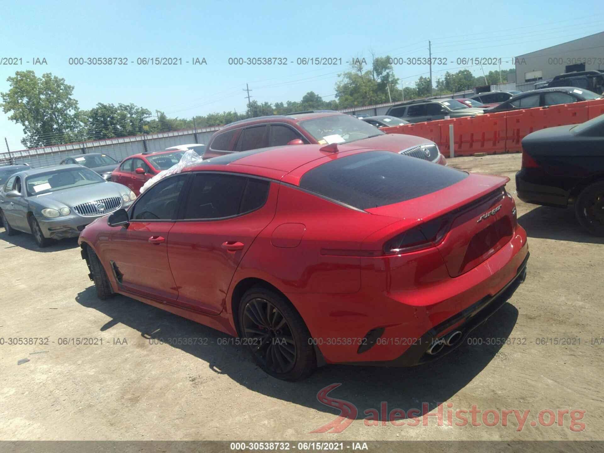 KNAE55LC6J6022087 2018 KIA STINGER