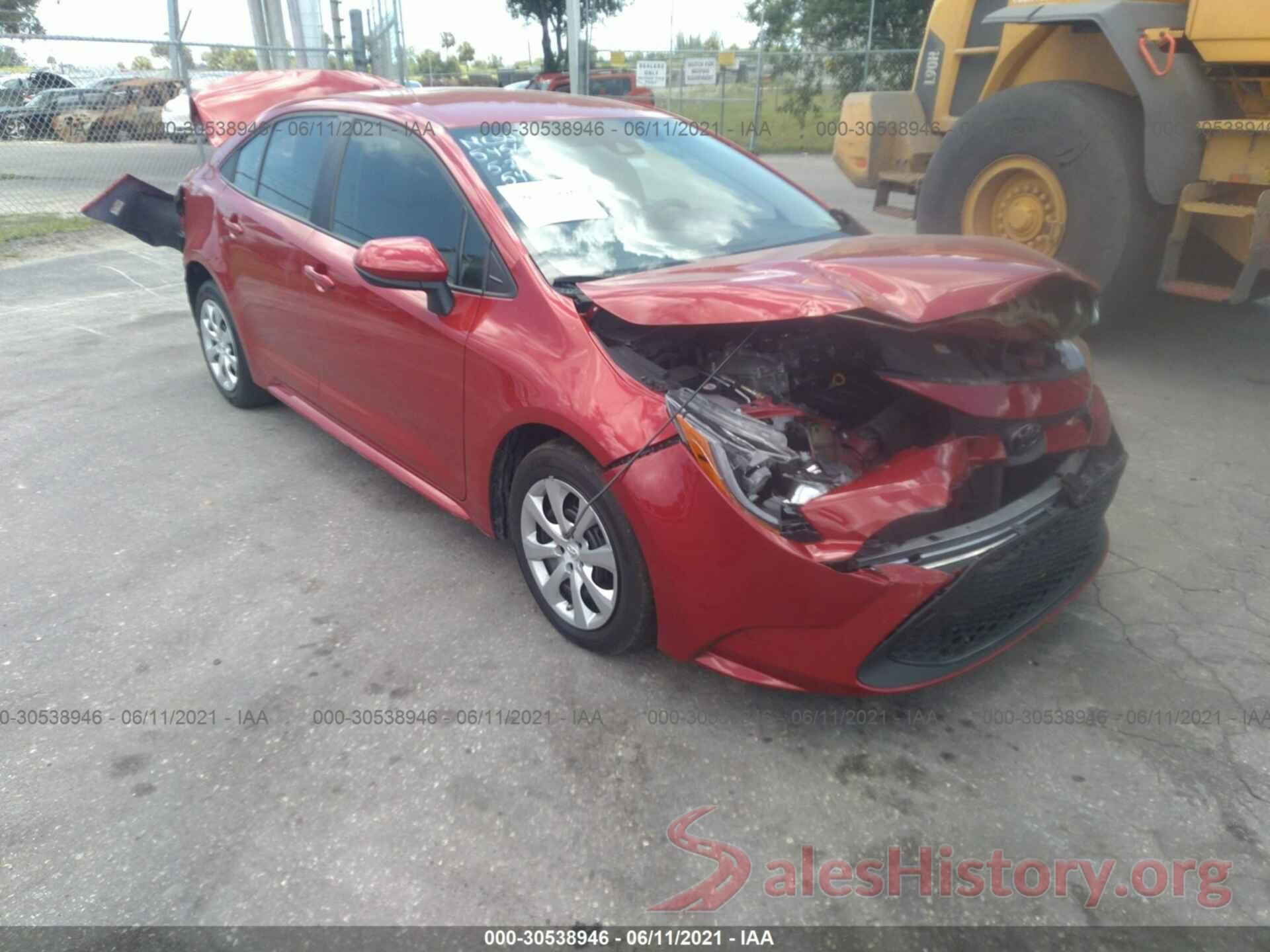 5YFEPRAE3LP075320 2020 TOYOTA COROLLA