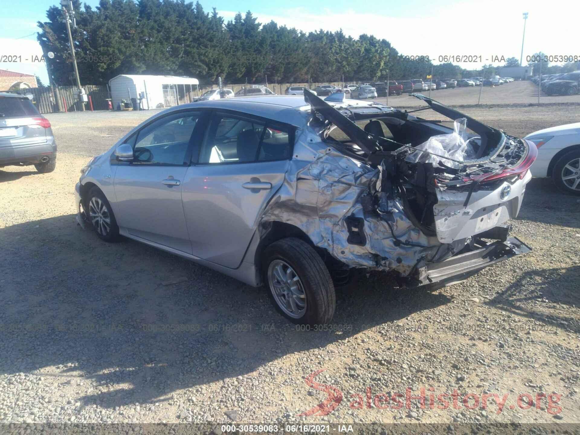 JTDKARFP9L3135267 2020 TOYOTA PRIUS PRIME