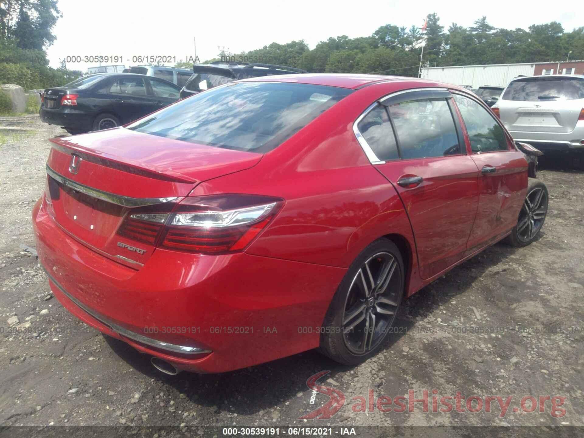 1HGCR2F50GA227955 2016 HONDA ACCORD SEDAN