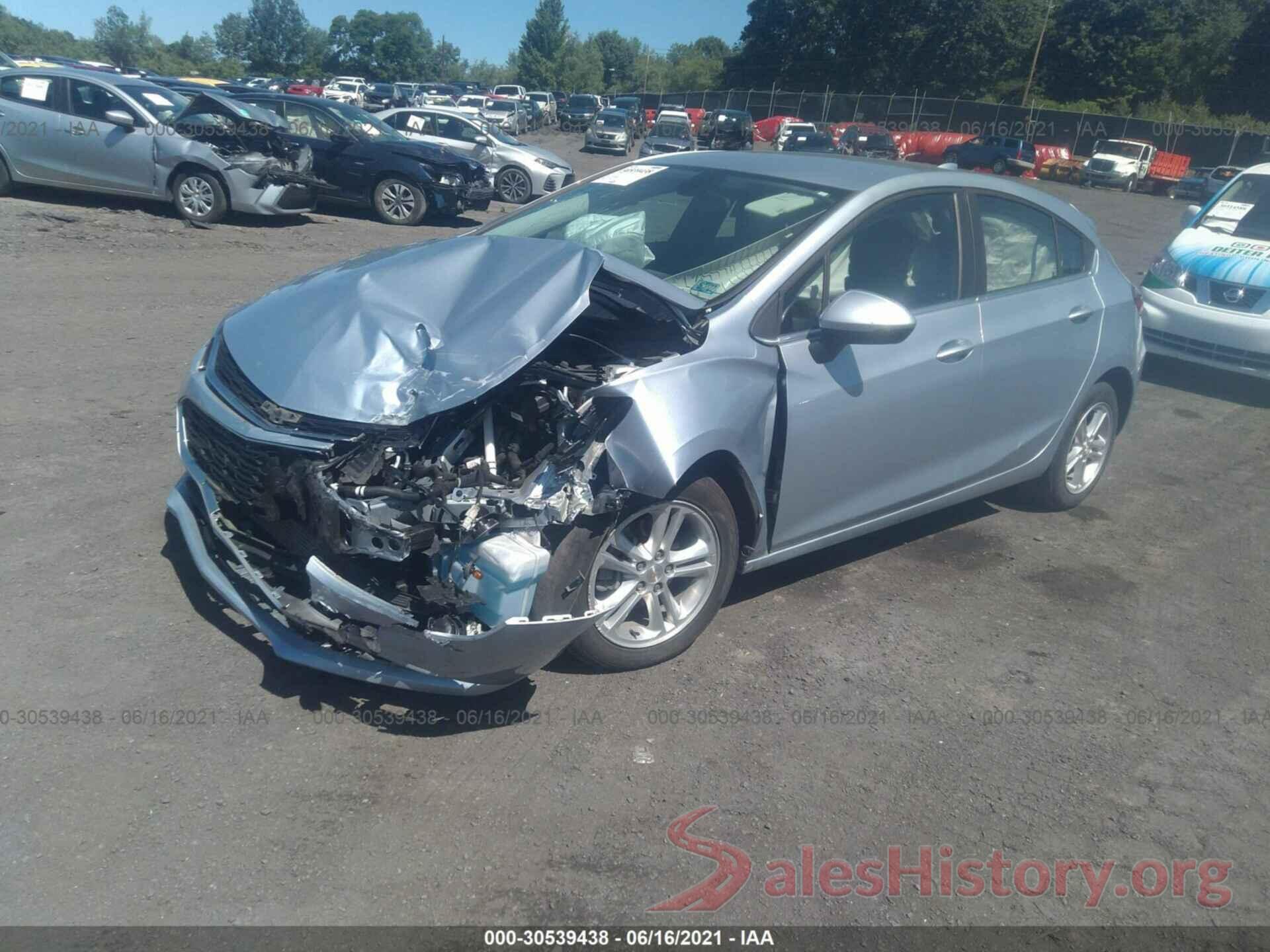 3G1BE6SM3JS622205 2018 CHEVROLET CRUZE