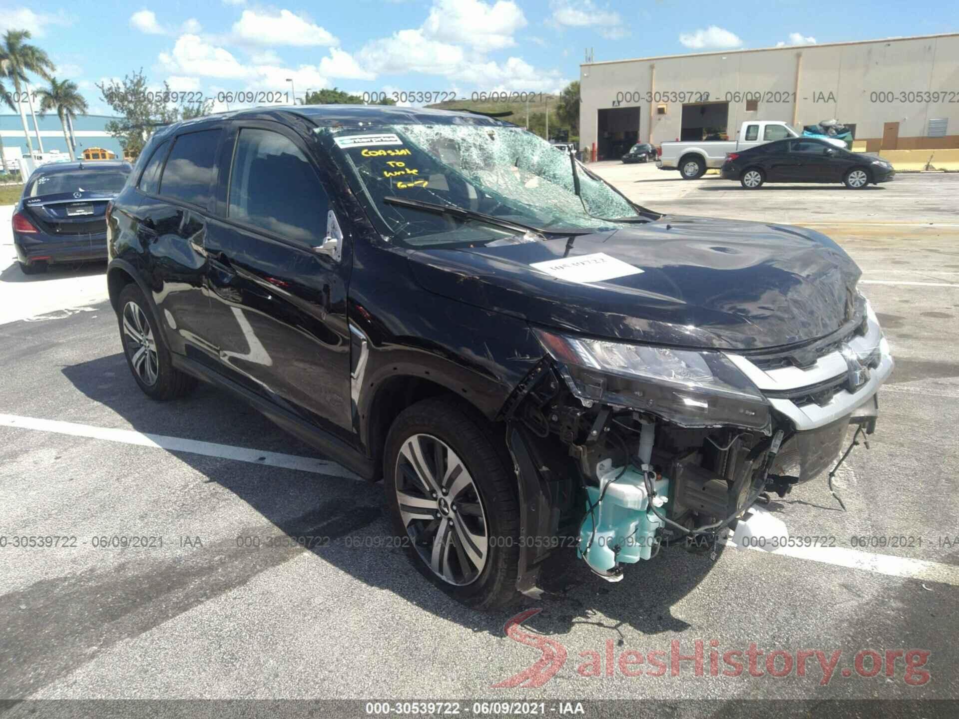 JA4APVAU0MU012382 2021 MITSUBISHI OUTLANDER SPORT