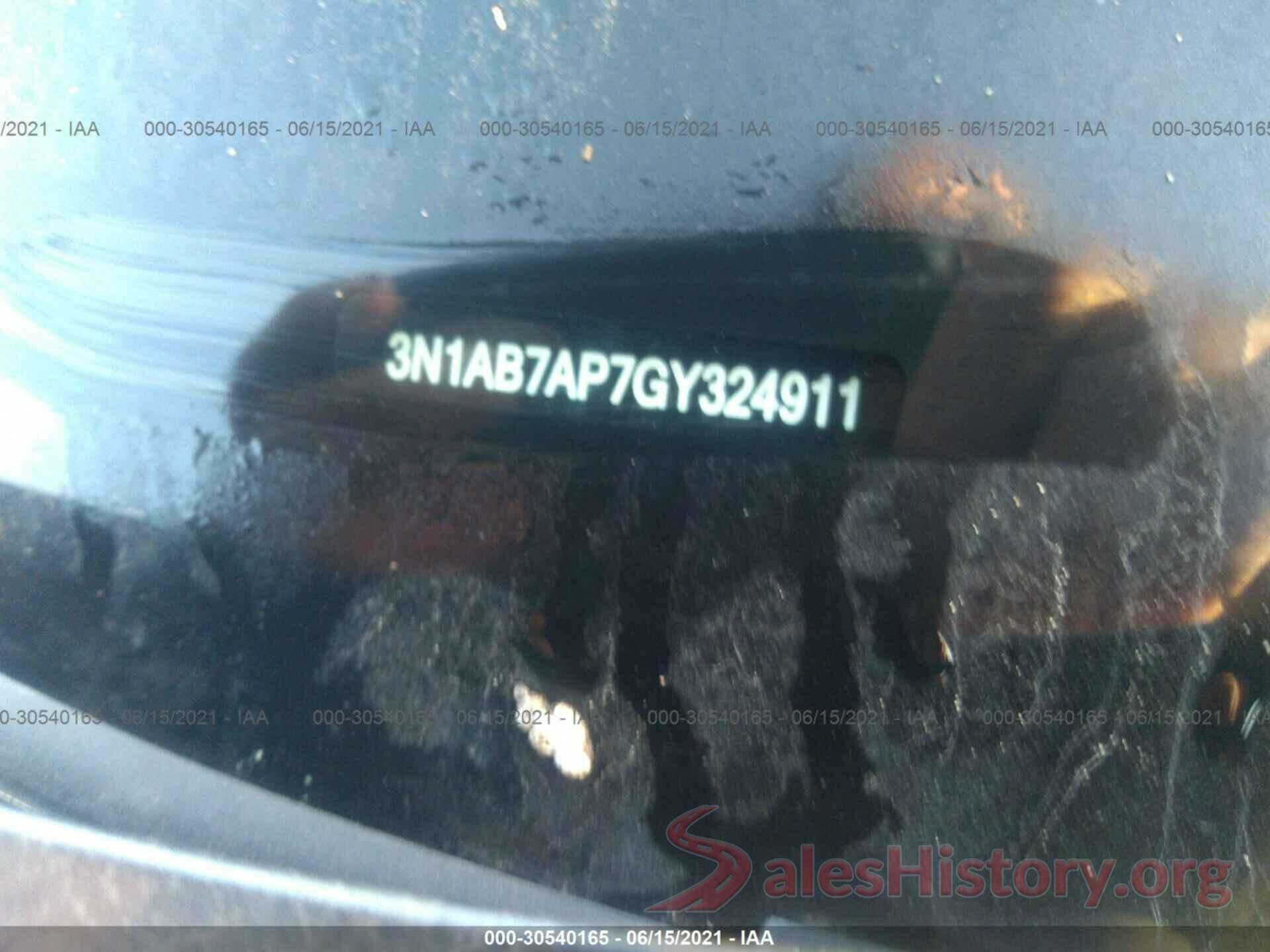 3N1AB7AP7GY324911 2016 NISSAN SENTRA