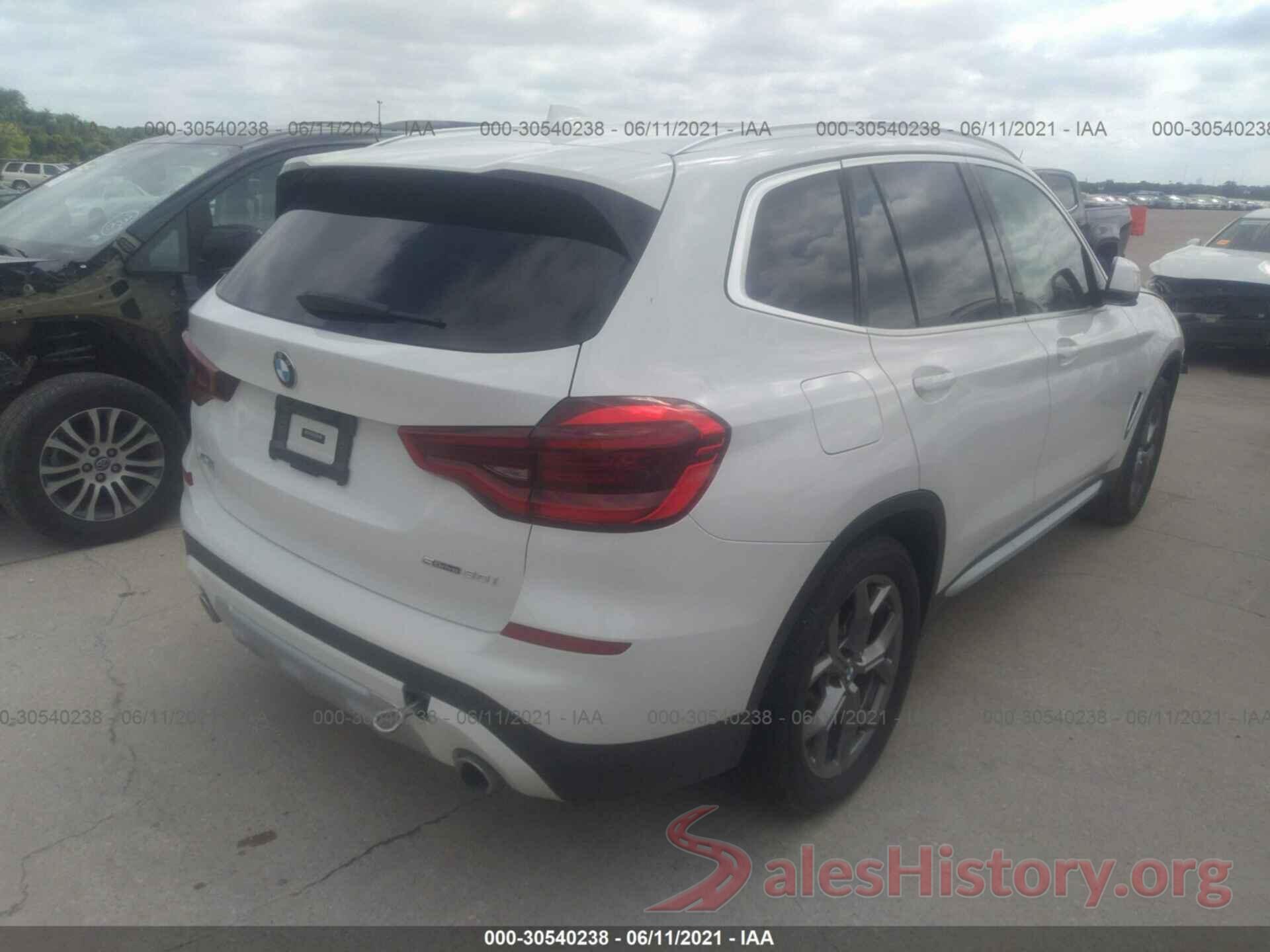 5UXTY3C05M9F20264 2021 BMW X3