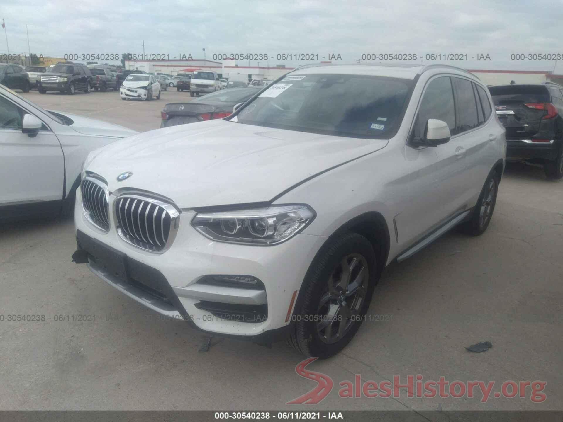 5UXTY3C05M9F20264 2021 BMW X3