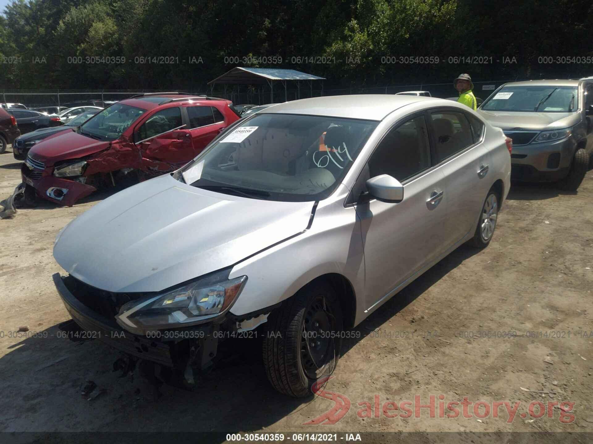 3N1AB7AP9KY206383 2019 NISSAN SENTRA