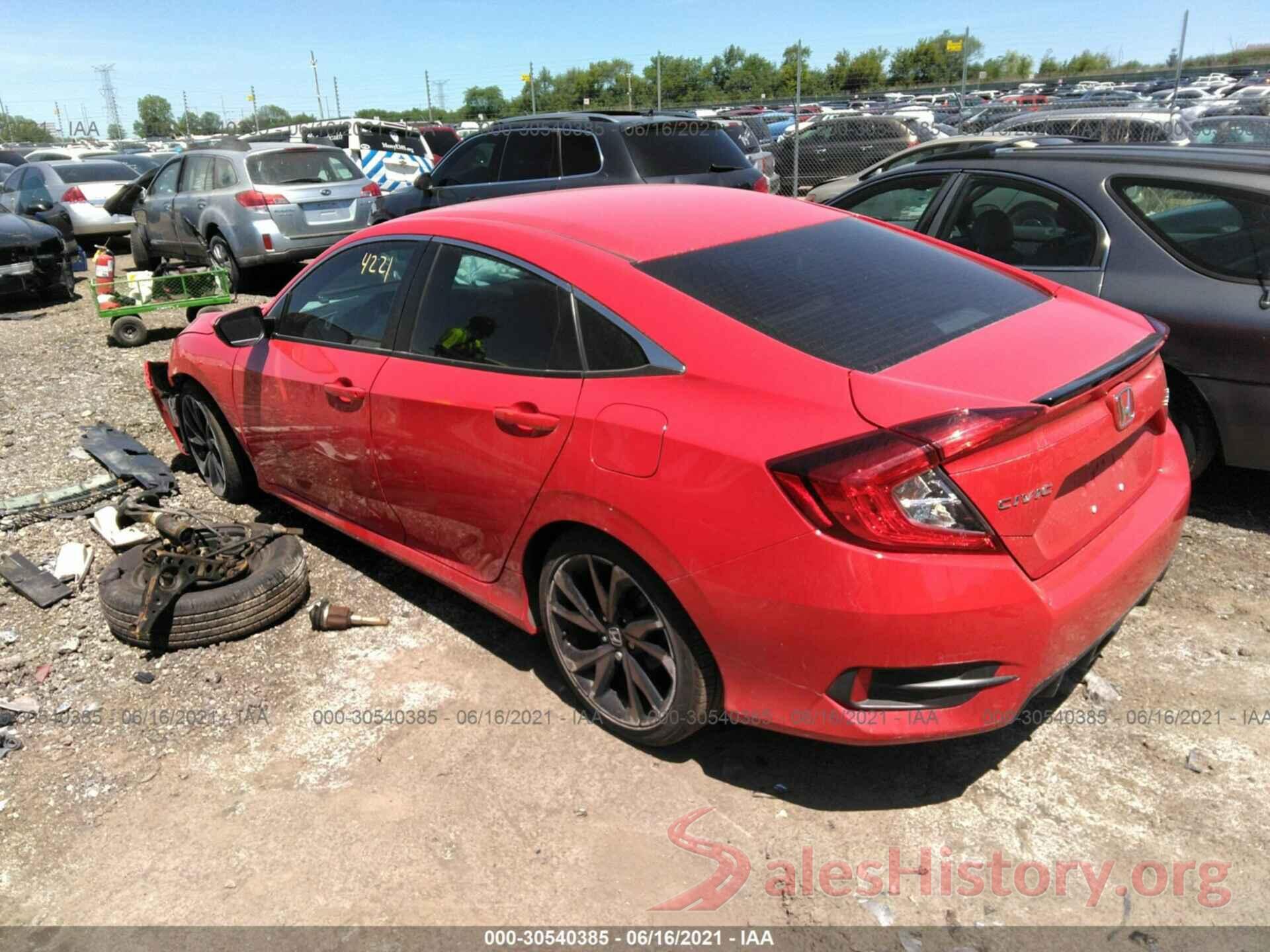 2HGFC2F86LH527505 2020 HONDA CIVIC SEDAN