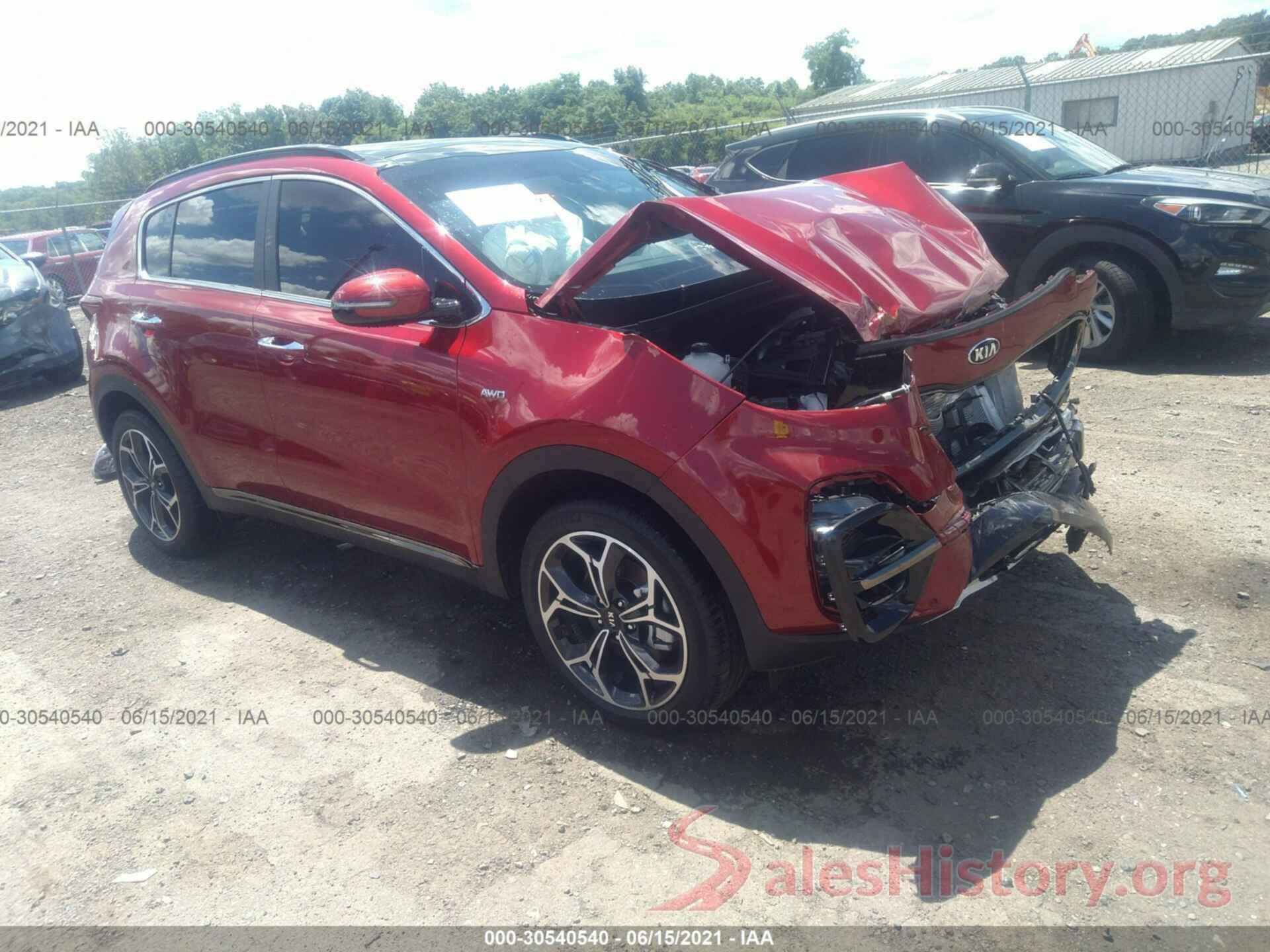 KNDPRCA67L7767316 2020 KIA SPORTAGE