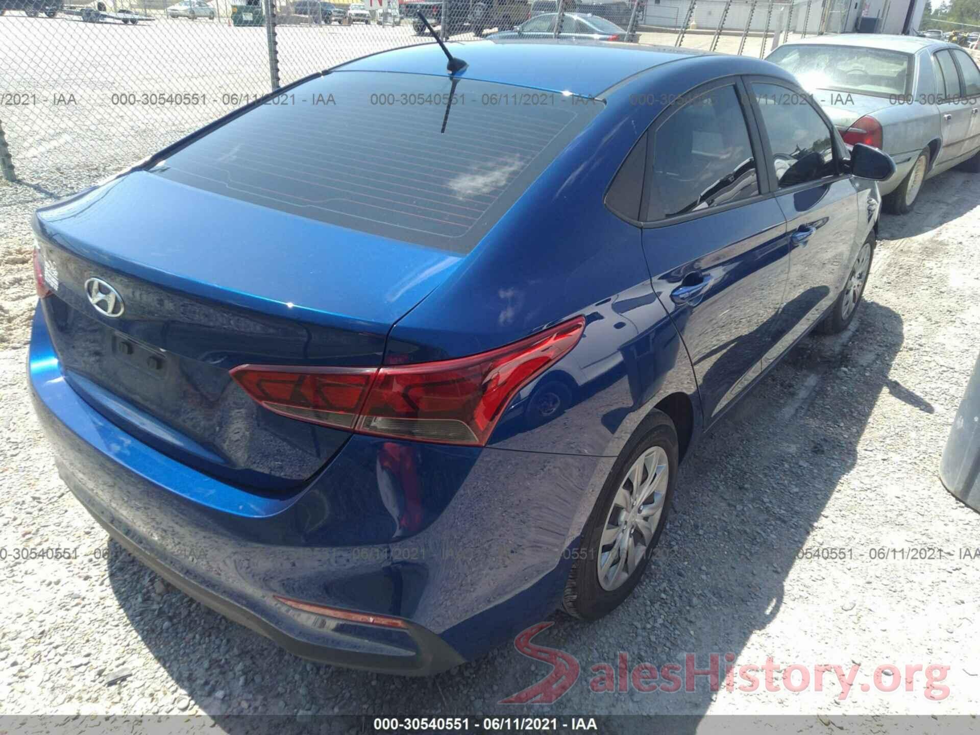 3KPC24A67LE118463 2020 HYUNDAI ACCENT