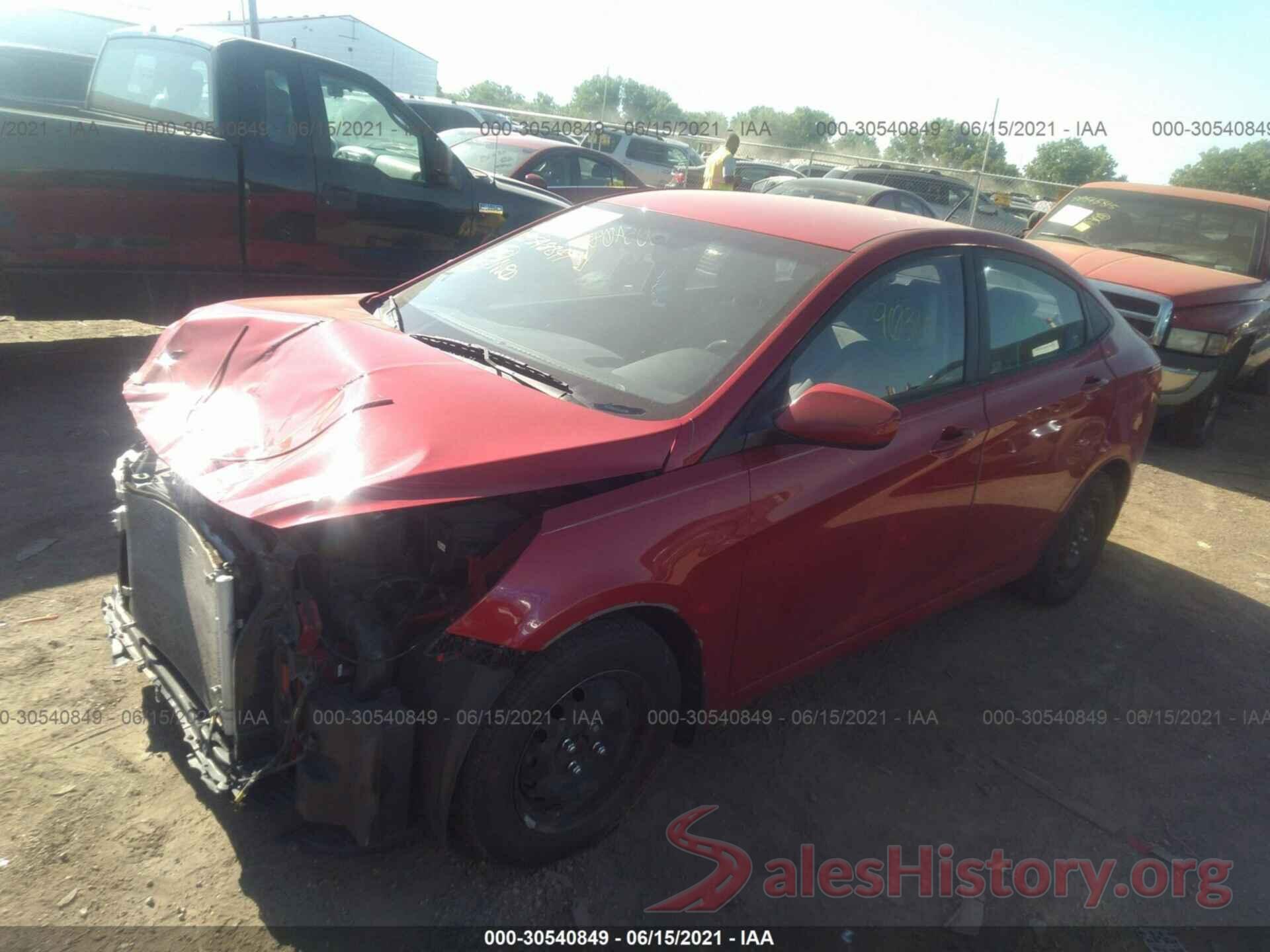 KMHCT4AE6GU064340 2016 HYUNDAI ACCENT