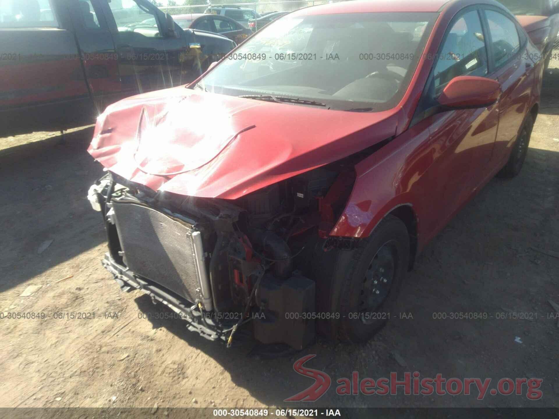 KMHCT4AE6GU064340 2016 HYUNDAI ACCENT