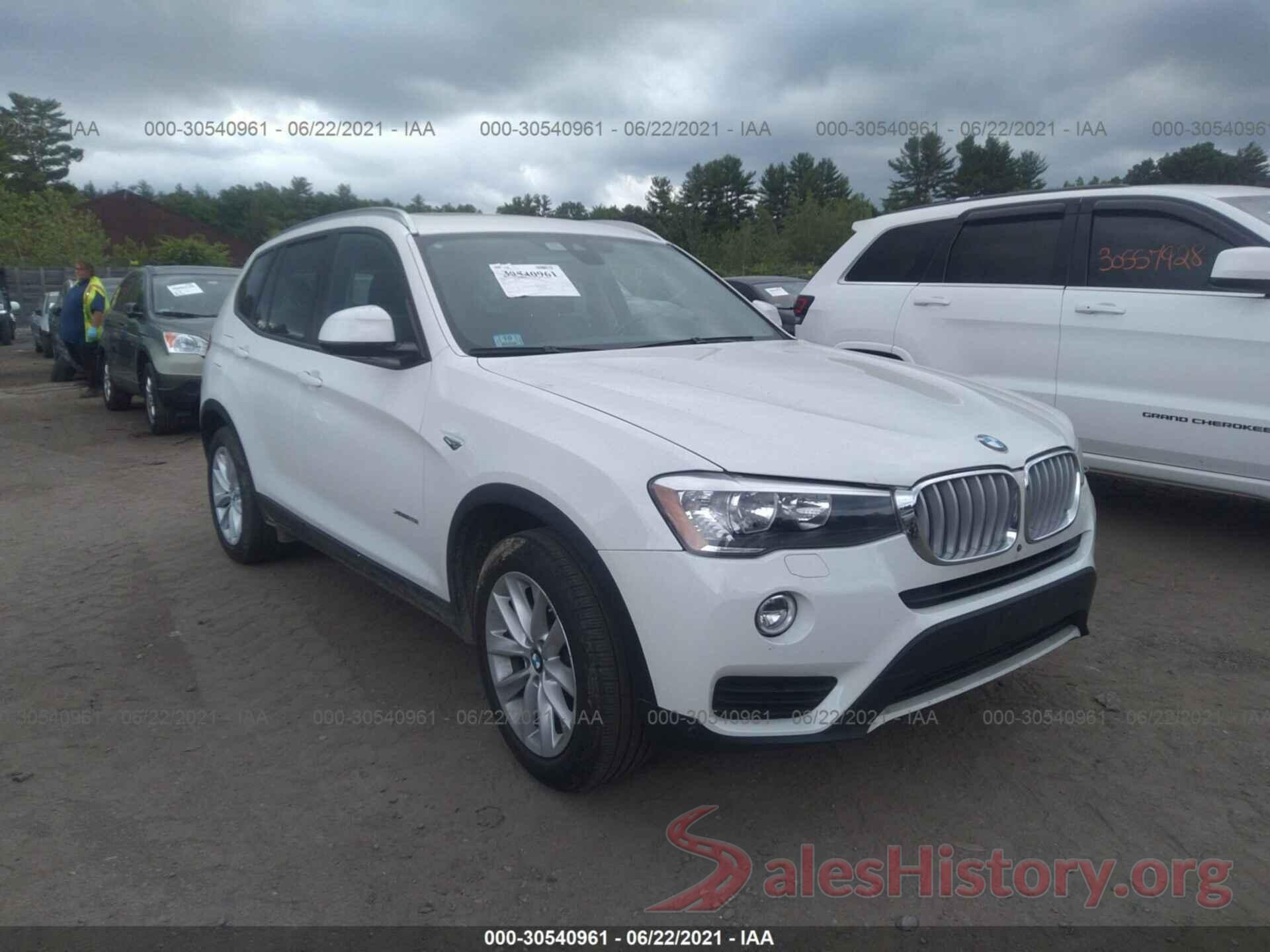 5UXWX9C30H0W67810 2017 BMW X3