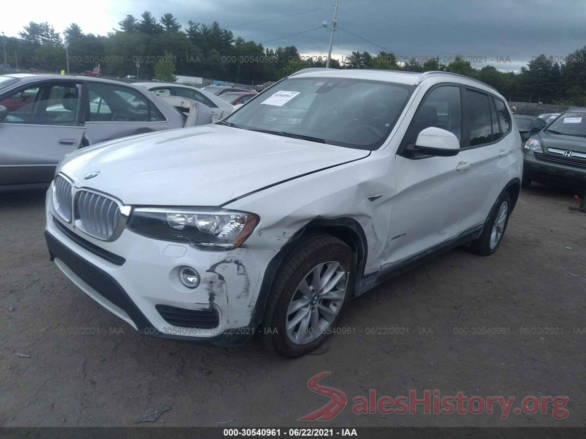 5UXWX9C30H0W67810 2017 BMW X3