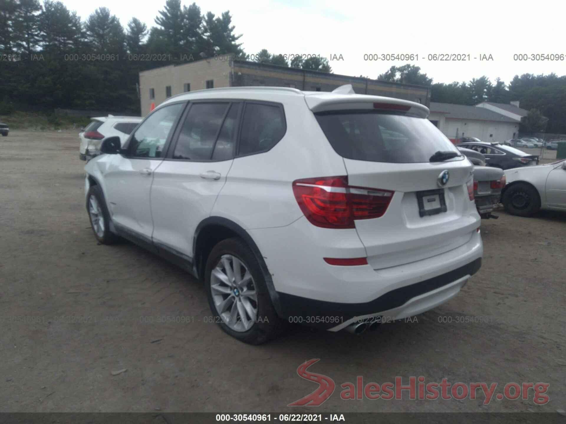 5UXWX9C30H0W67810 2017 BMW X3