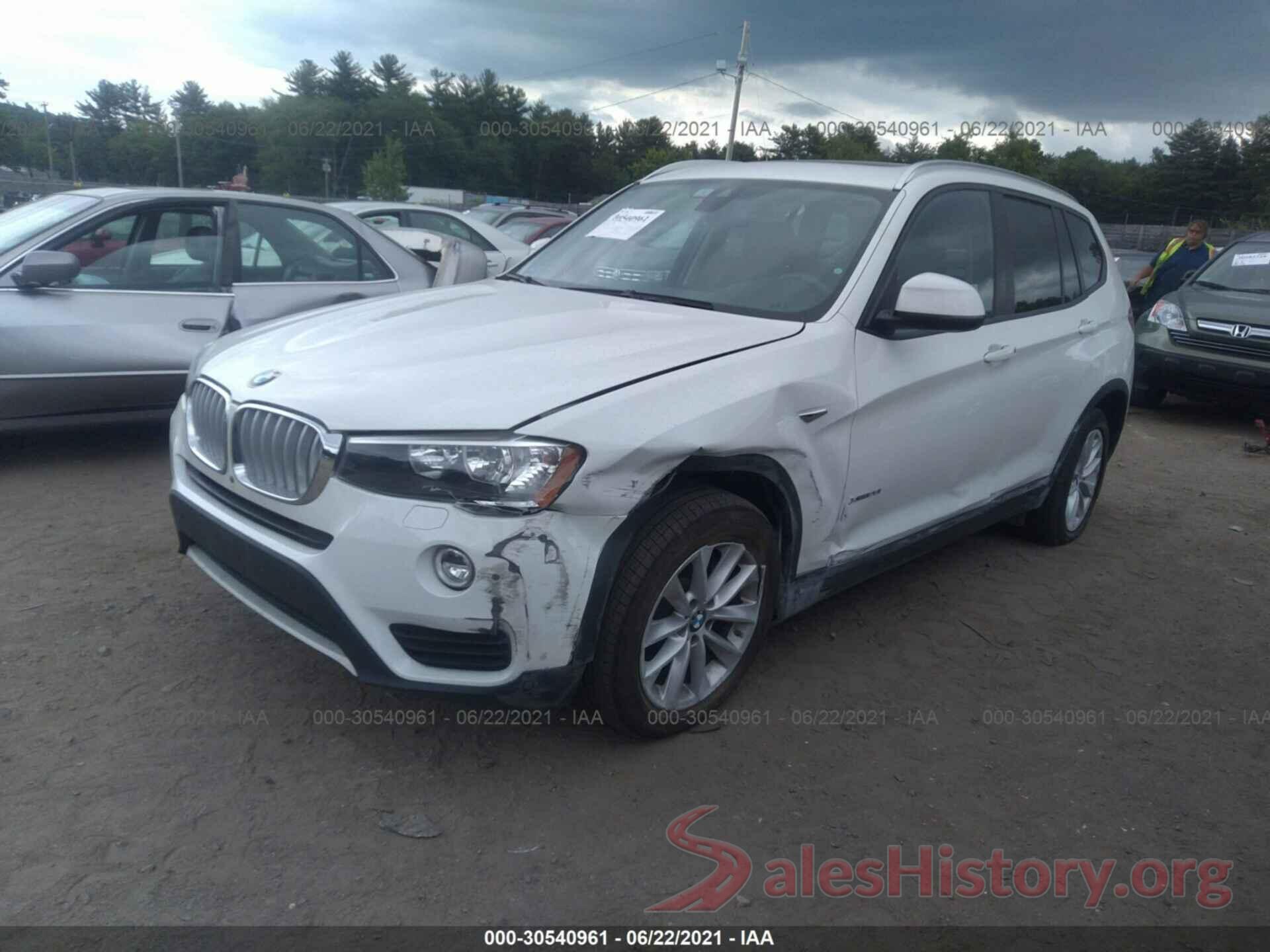 5UXWX9C30H0W67810 2017 BMW X3