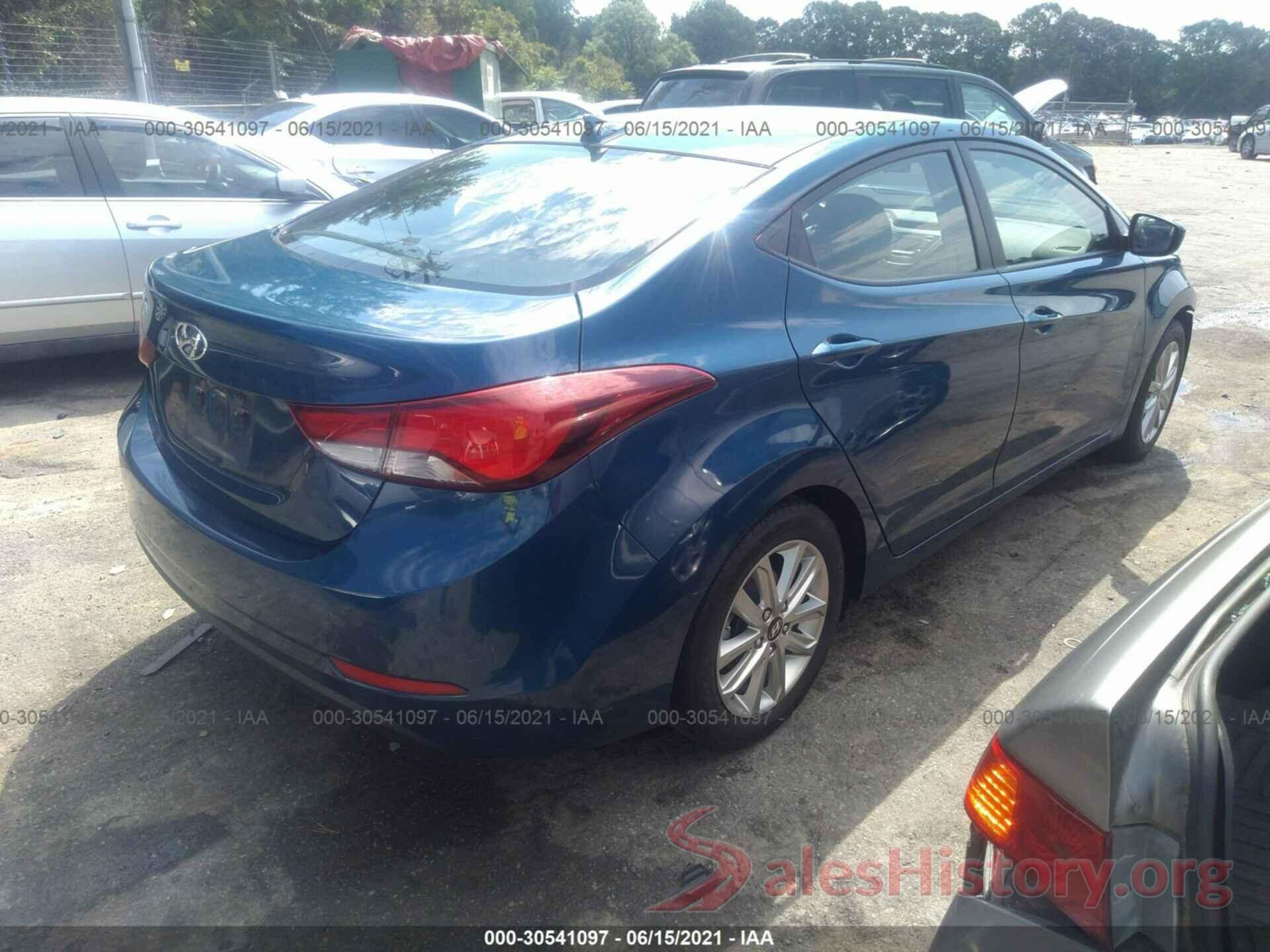 KMHDH4AE8GU606950 2016 HYUNDAI ELANTRA