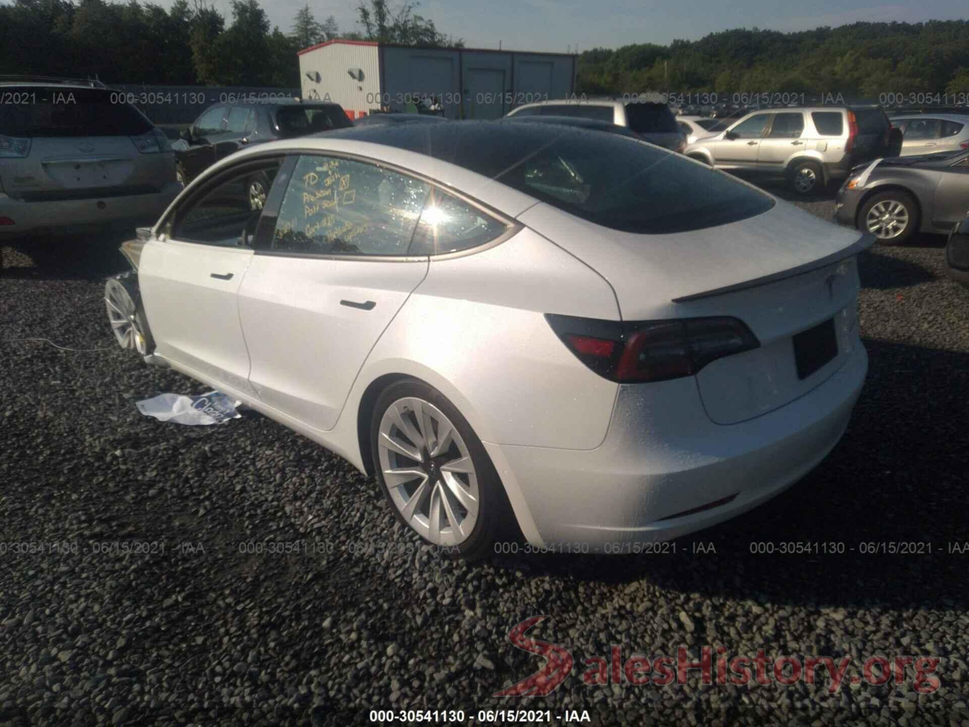 5YJ3E1EB2MF903451 2021 TESLA MODEL 3