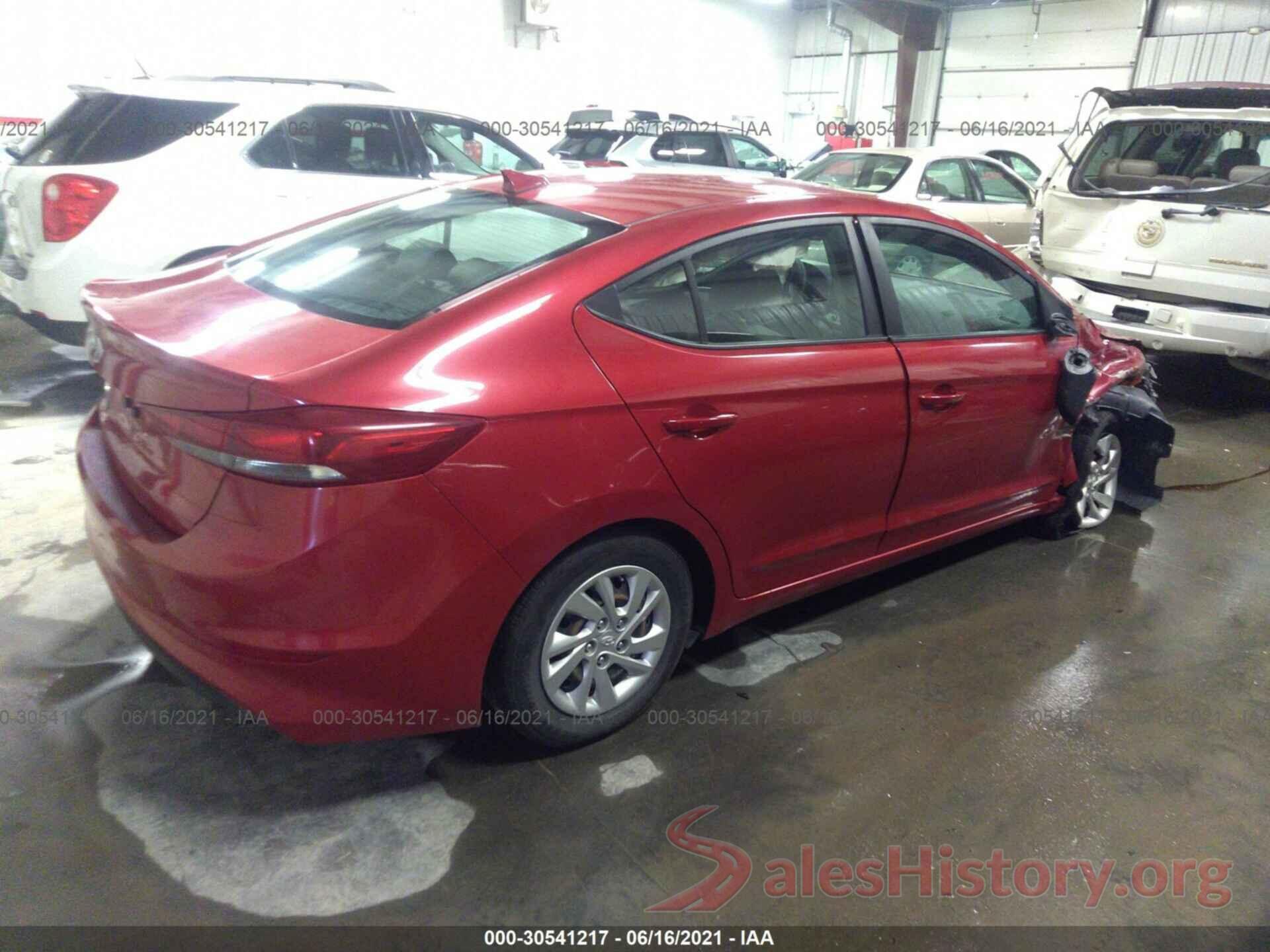 5NPD74LF1HH104015 2017 HYUNDAI ELANTRA