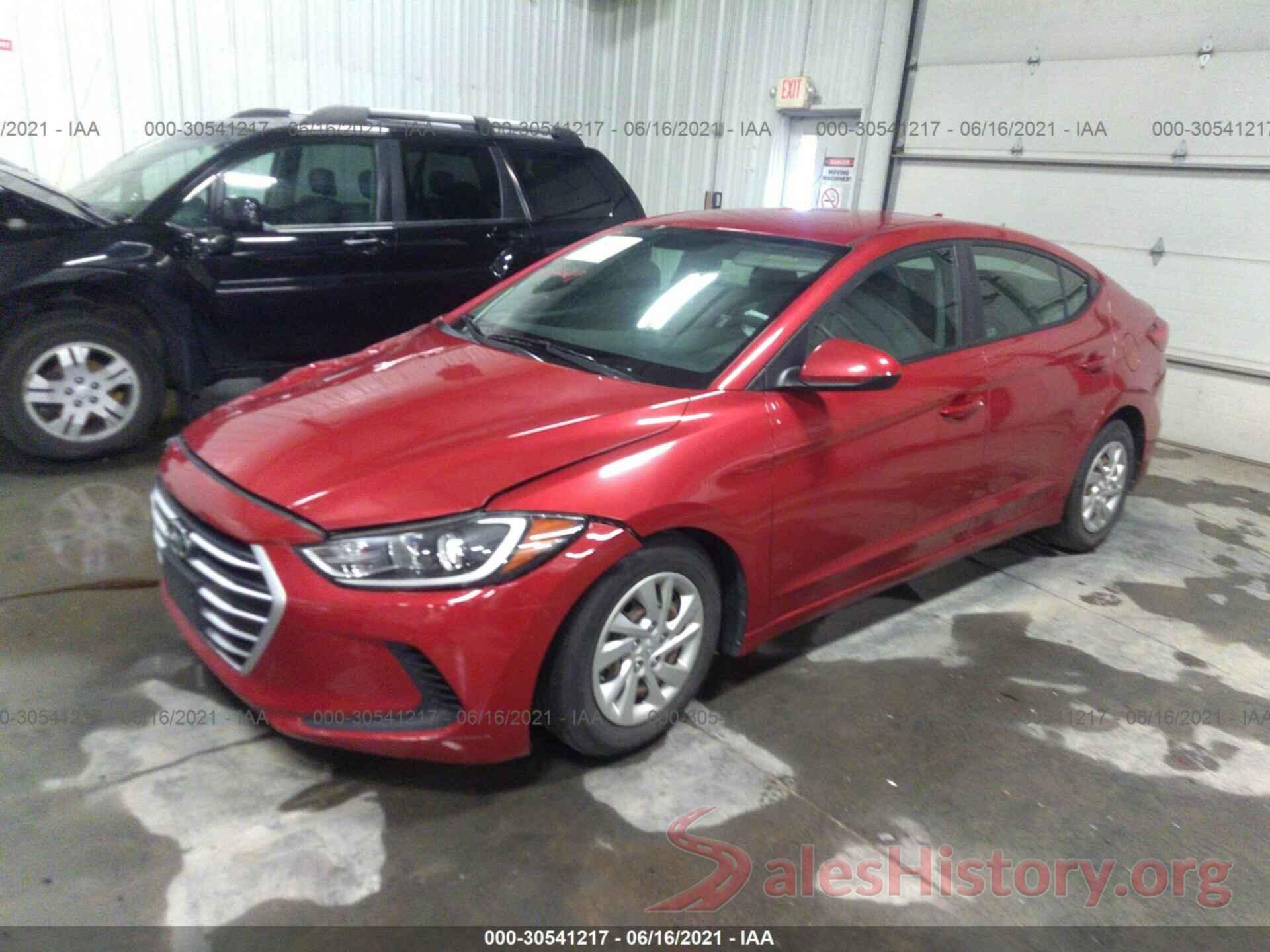 5NPD74LF1HH104015 2017 HYUNDAI ELANTRA