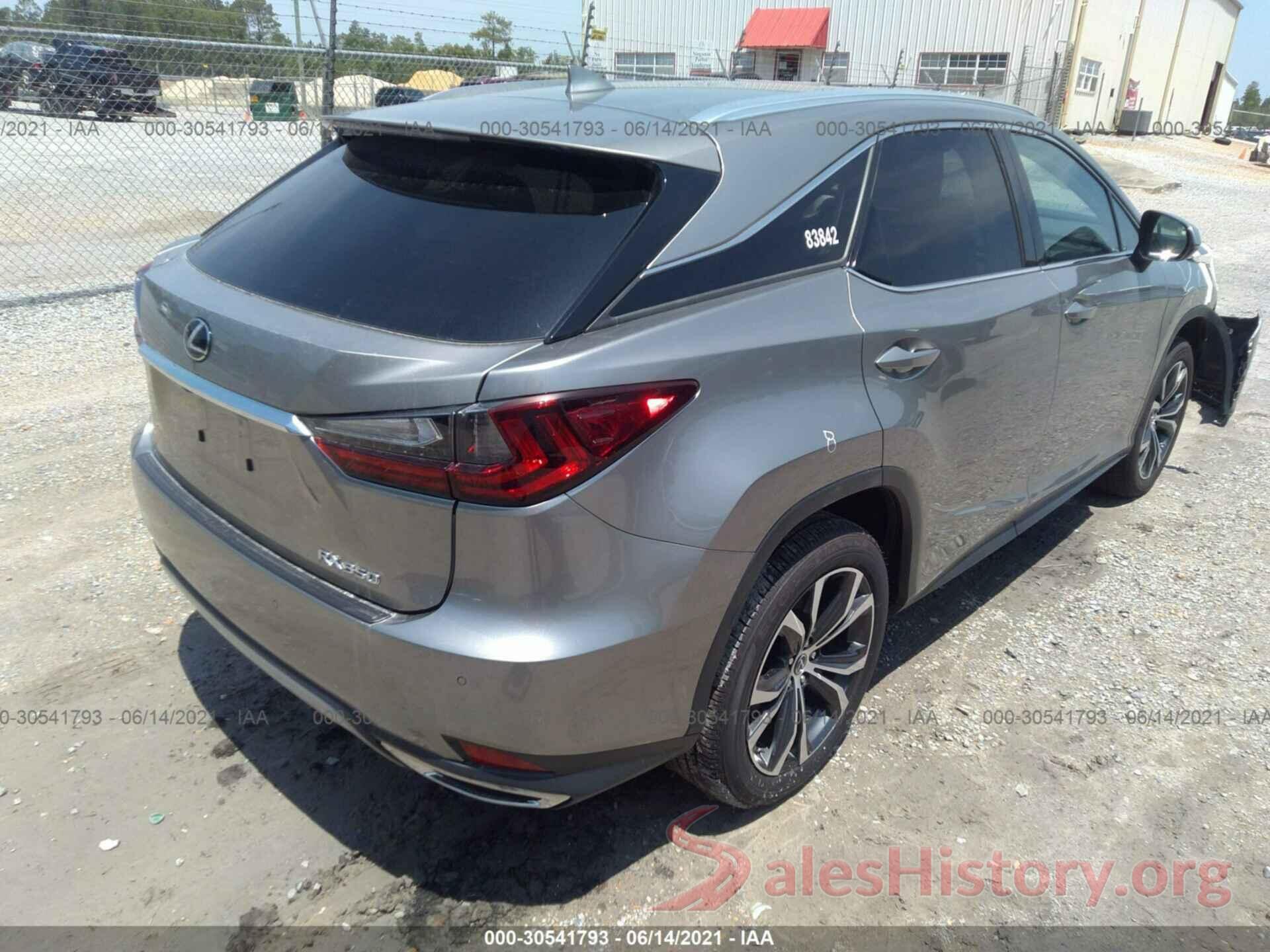 2T2HZMAA8MC183842 2021 LEXUS RX