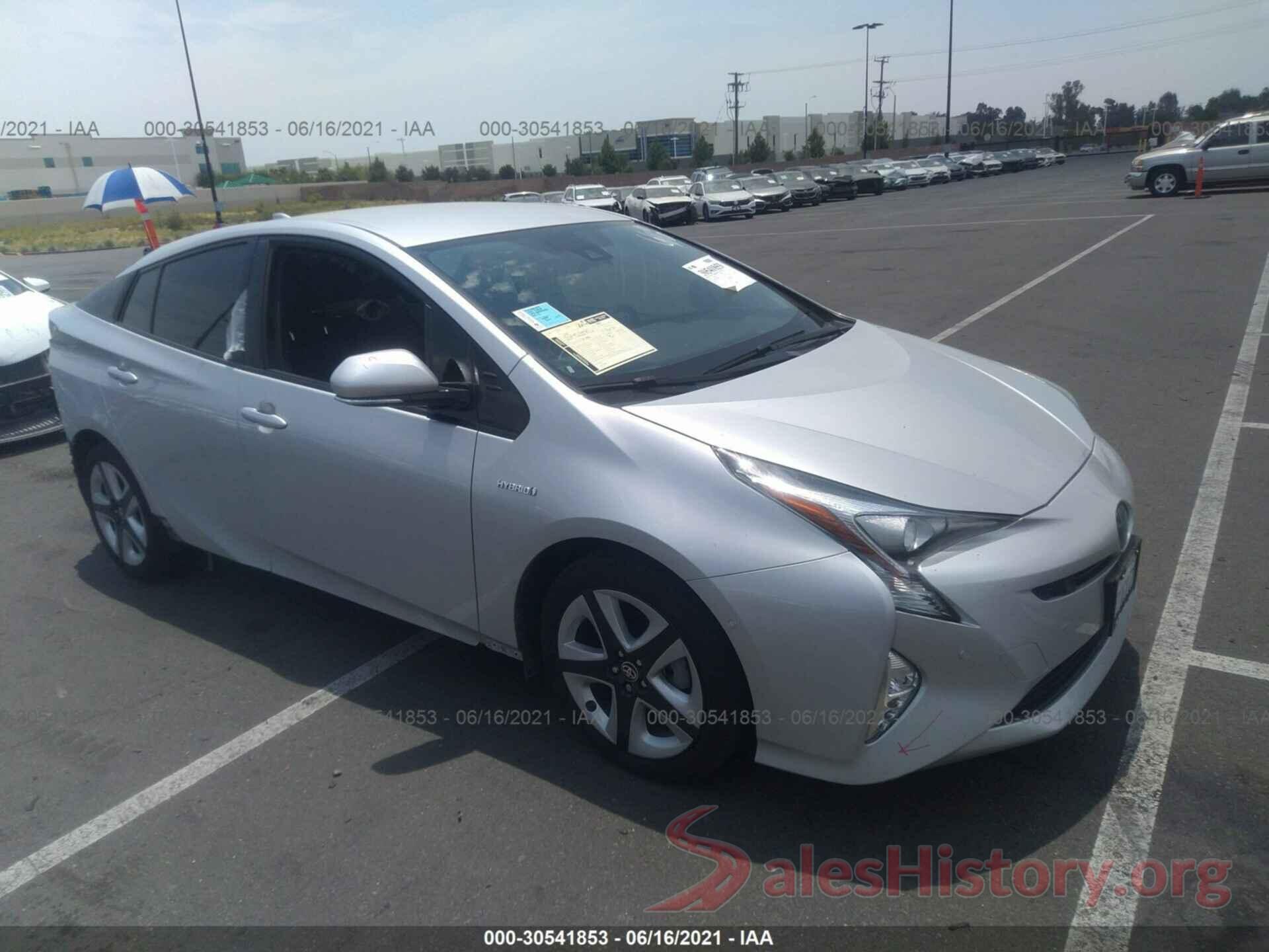 JTDKARFU1H3542285 2017 TOYOTA PRIUS