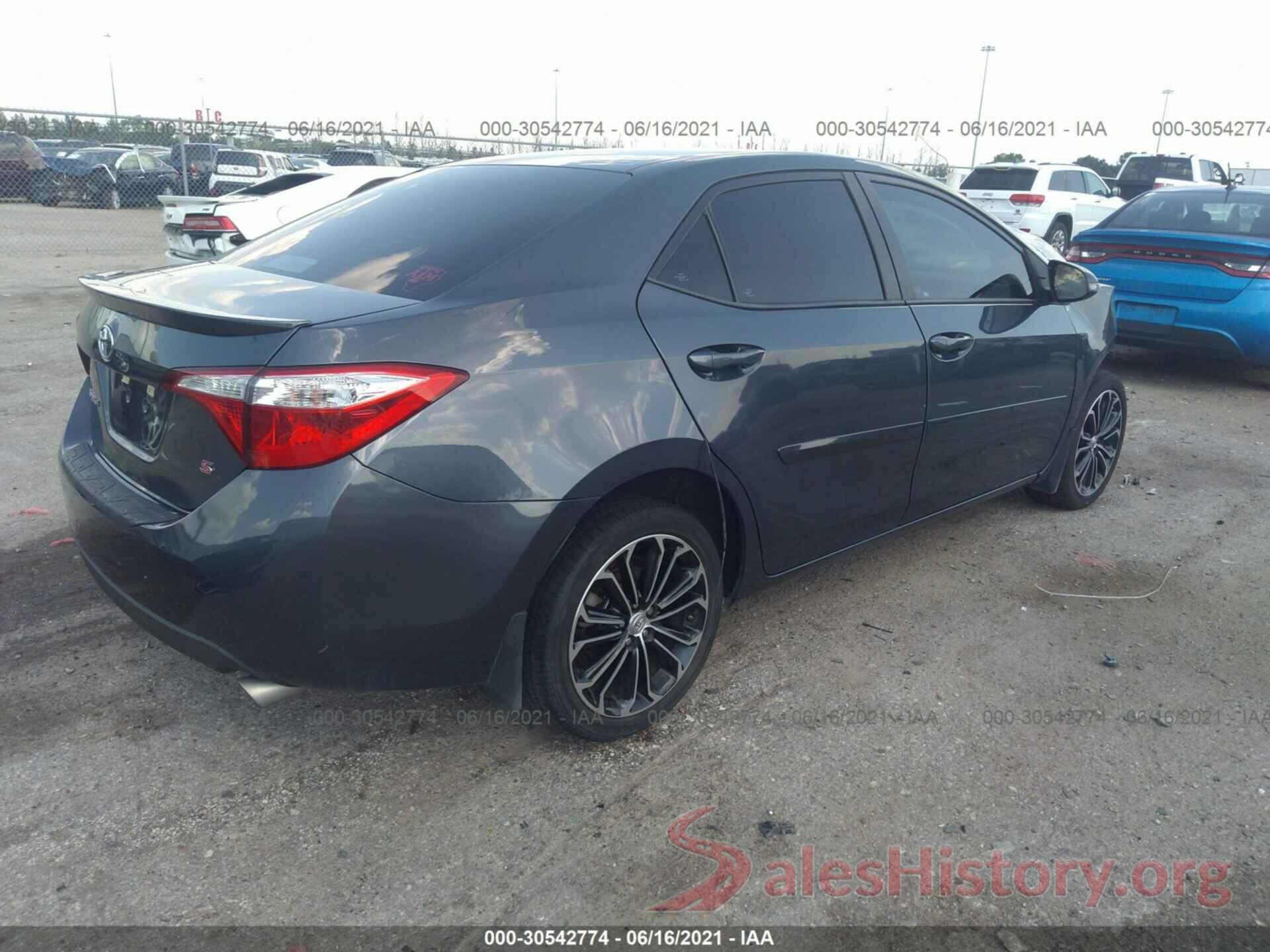 5YFBURHE9GP515127 2016 TOYOTA COROLLA