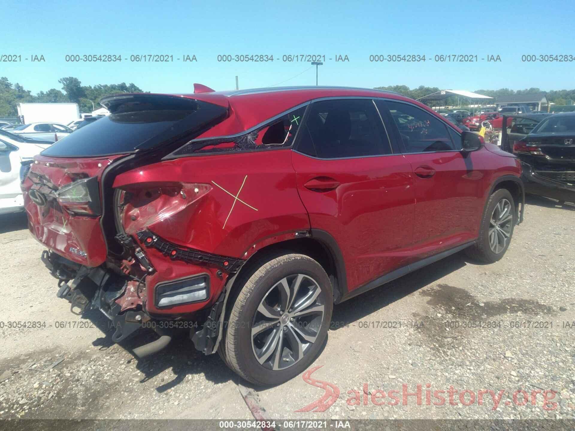 2T2BZMCA3HC110435 2017 LEXUS RX