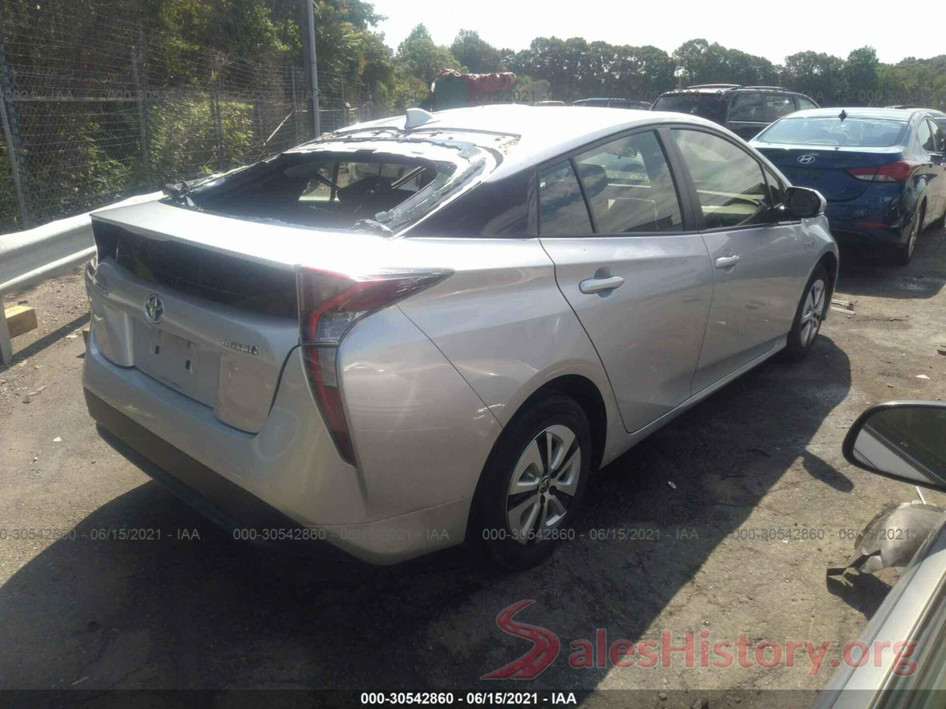 JTDKARFU7G3006410 2016 TOYOTA PRIUS