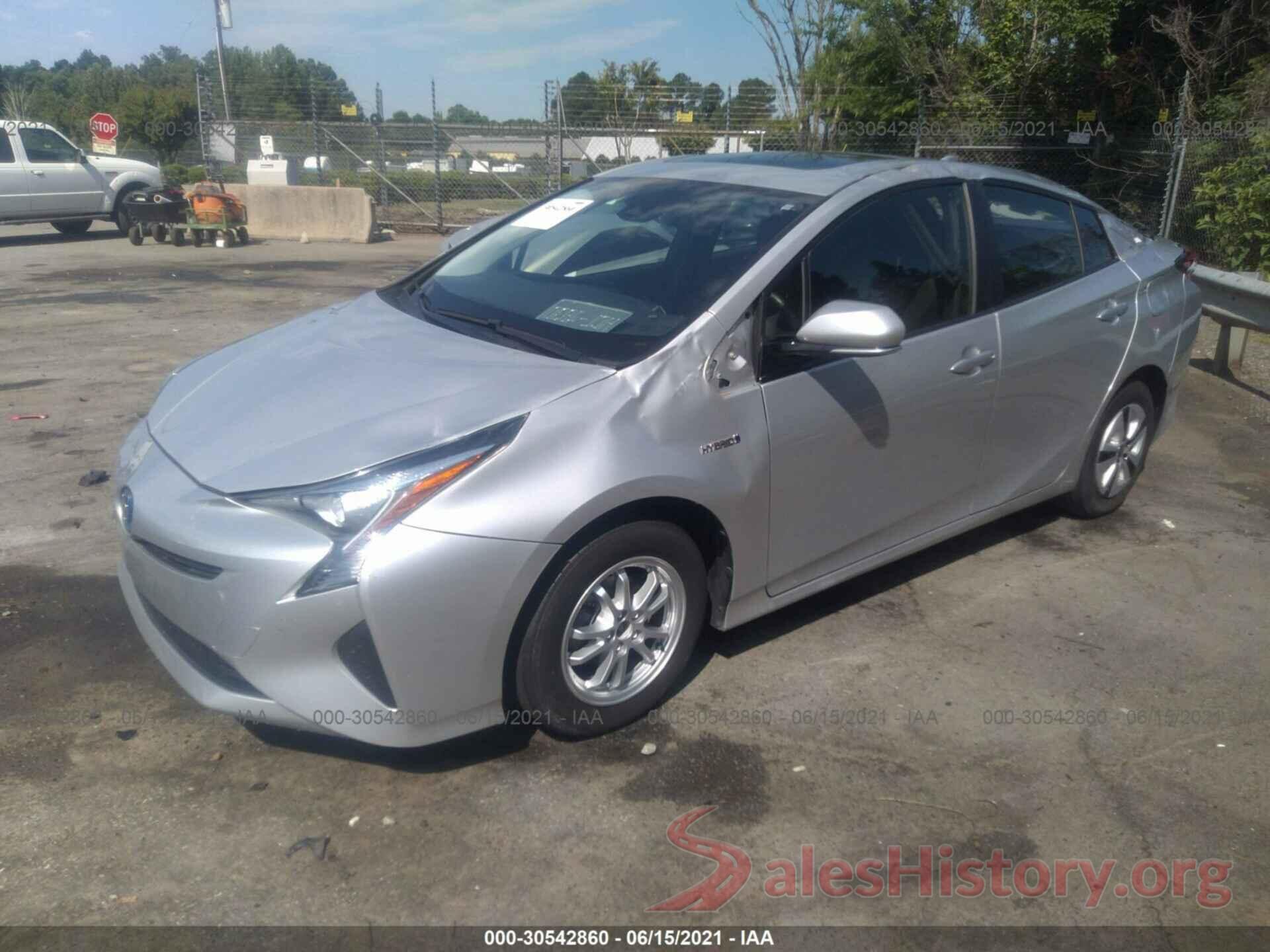 JTDKARFU7G3006410 2016 TOYOTA PRIUS