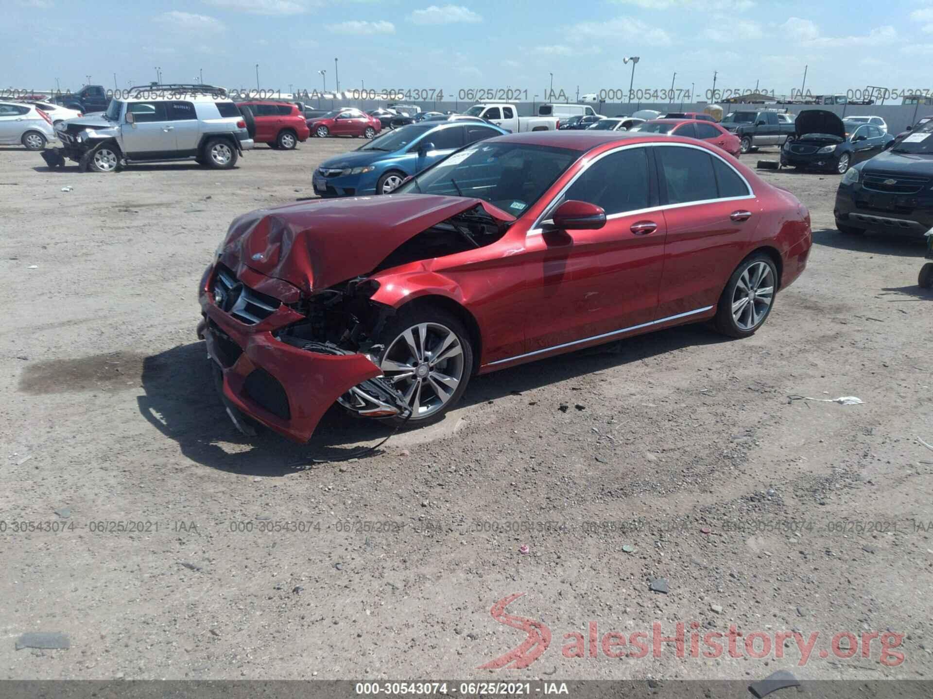 55SWF4JB3GU171464 2016 MERCEDES-BENZ C-CLASS